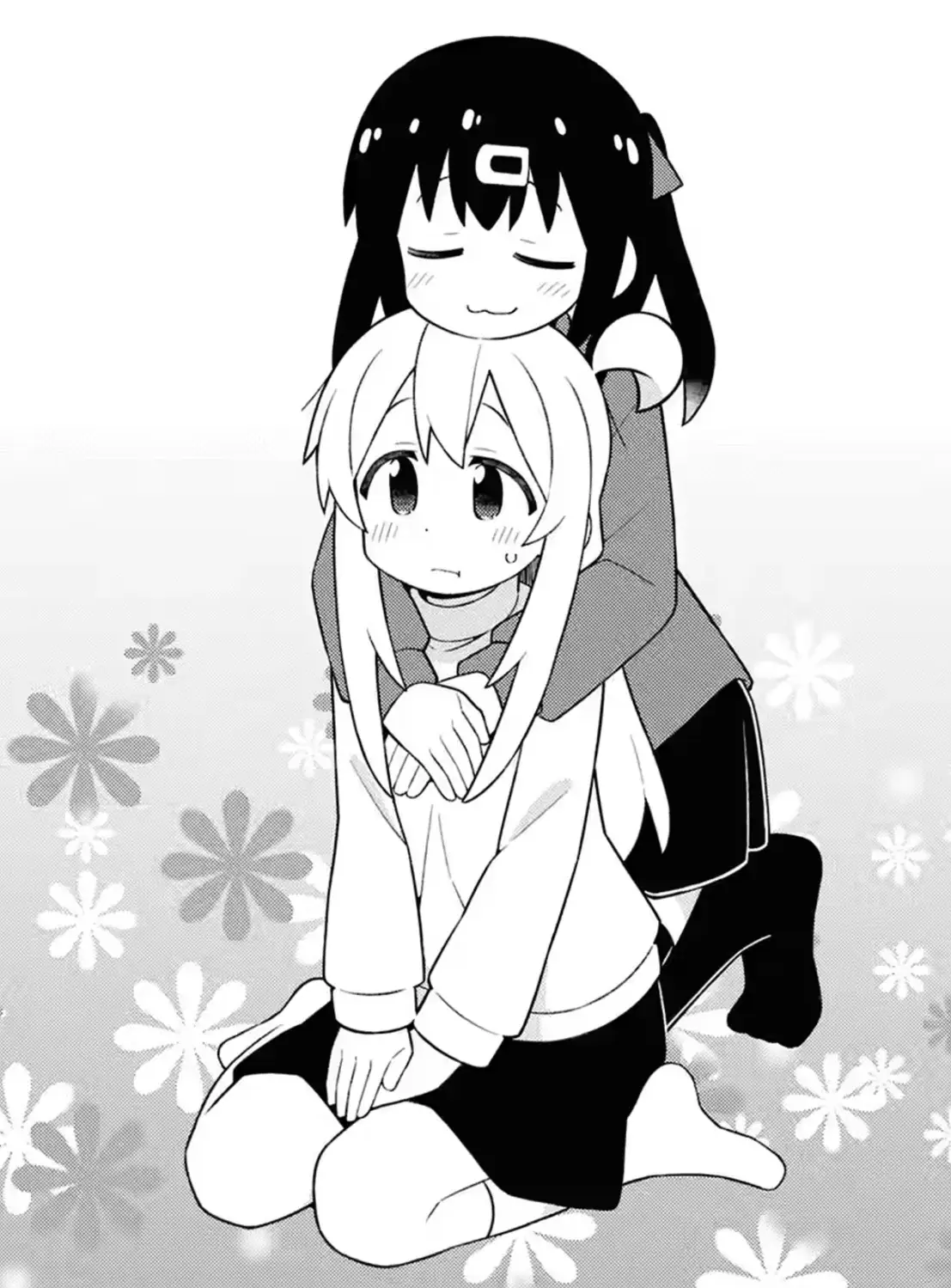 Skinship between Mihari and Mahiro is one of the best part of the series for me. Love their dynamics.