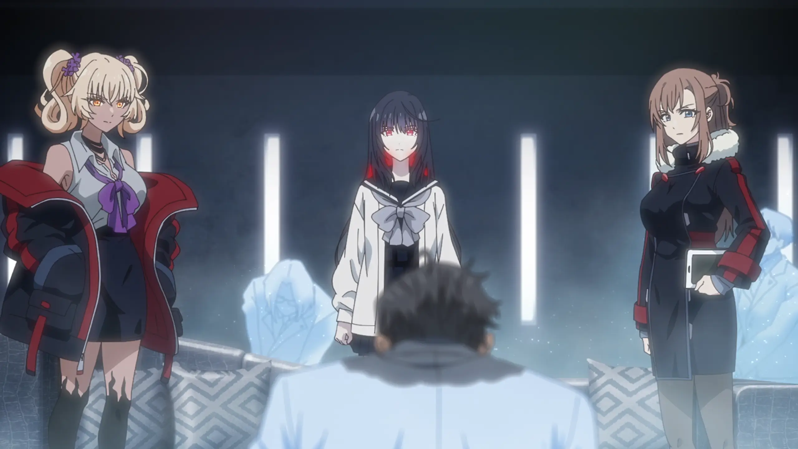 Her eyes glowing red make Towa look even more beautiful to be honest. It reminds me of some other character from the past, but can't point out who...