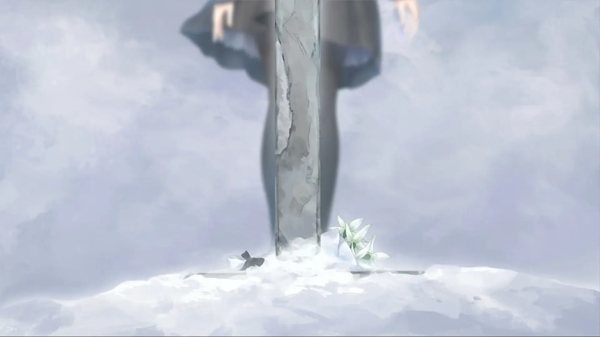 The flowers that are only used by teacher are visible near the tomb. Were they left by Dalia? For what purpose? What is she hiding?