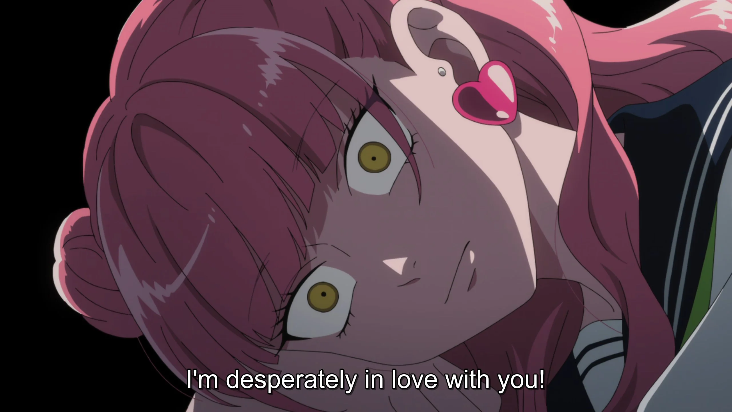 If you say it with that face he'll run away...