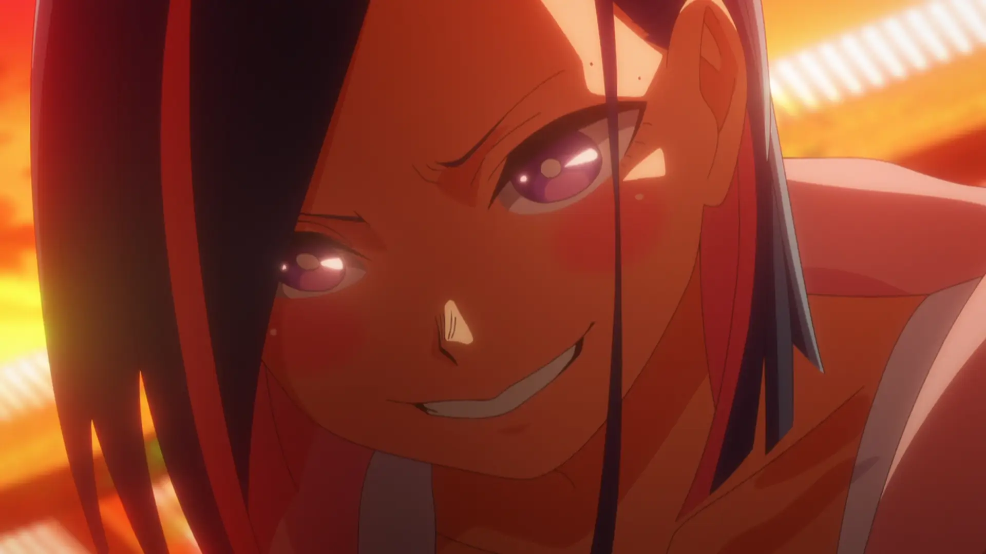 Now that's a face that you'd like to see at your door. Unfortunately Aki is really just thinking about zombies here.