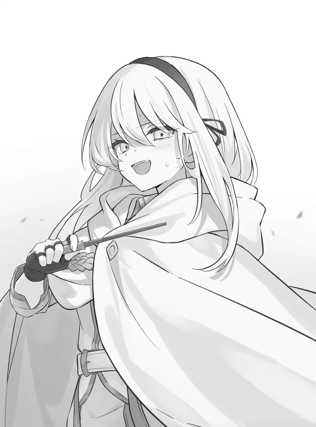 Avilia fighting hard to save her oneechan from the overwhelming Nemuri. She may be just a magician, but she's good!