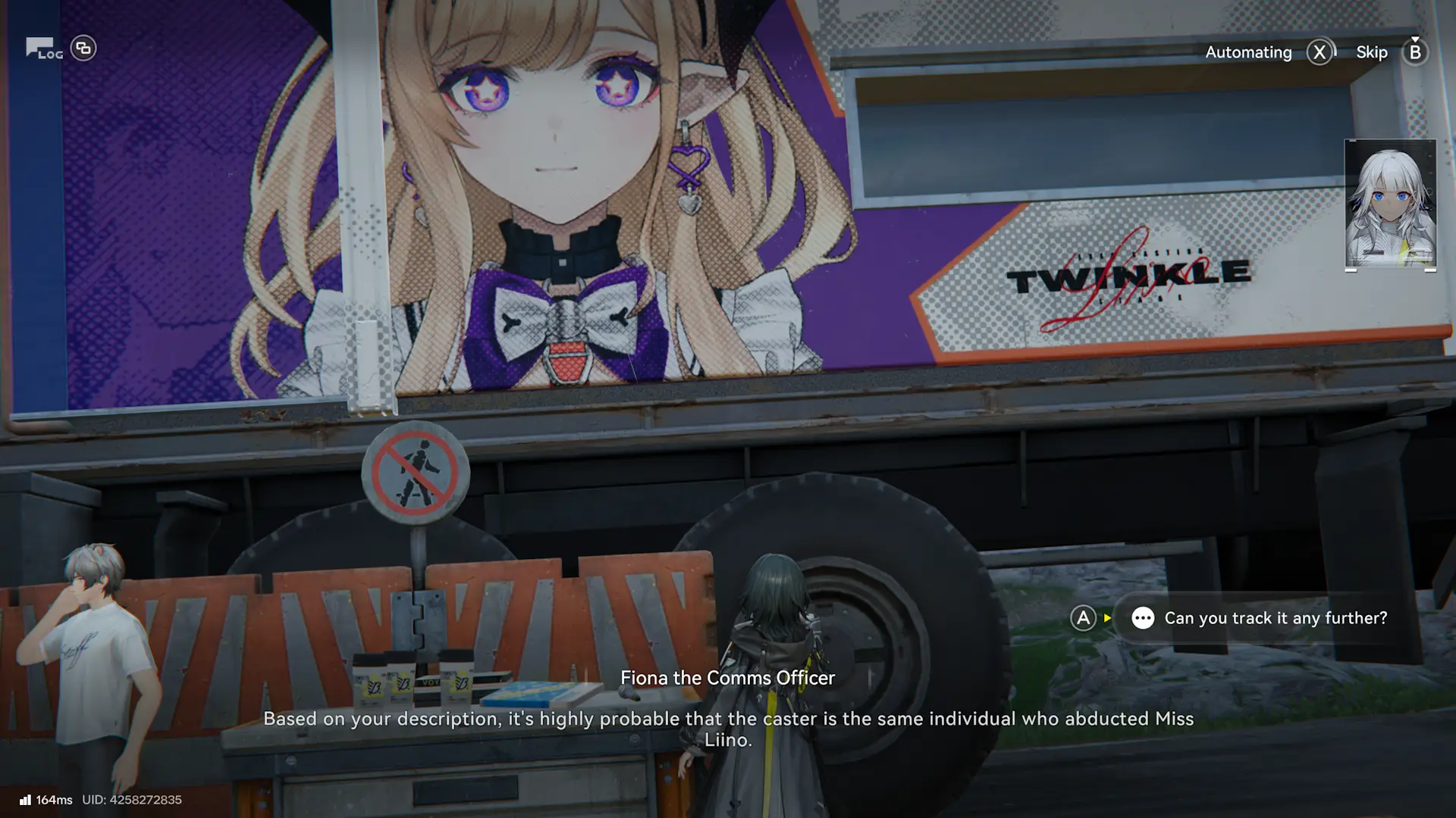 Liino trucks show her with such a plain resting face that they don't seem advertising to be honest, but more like a wanted sign?