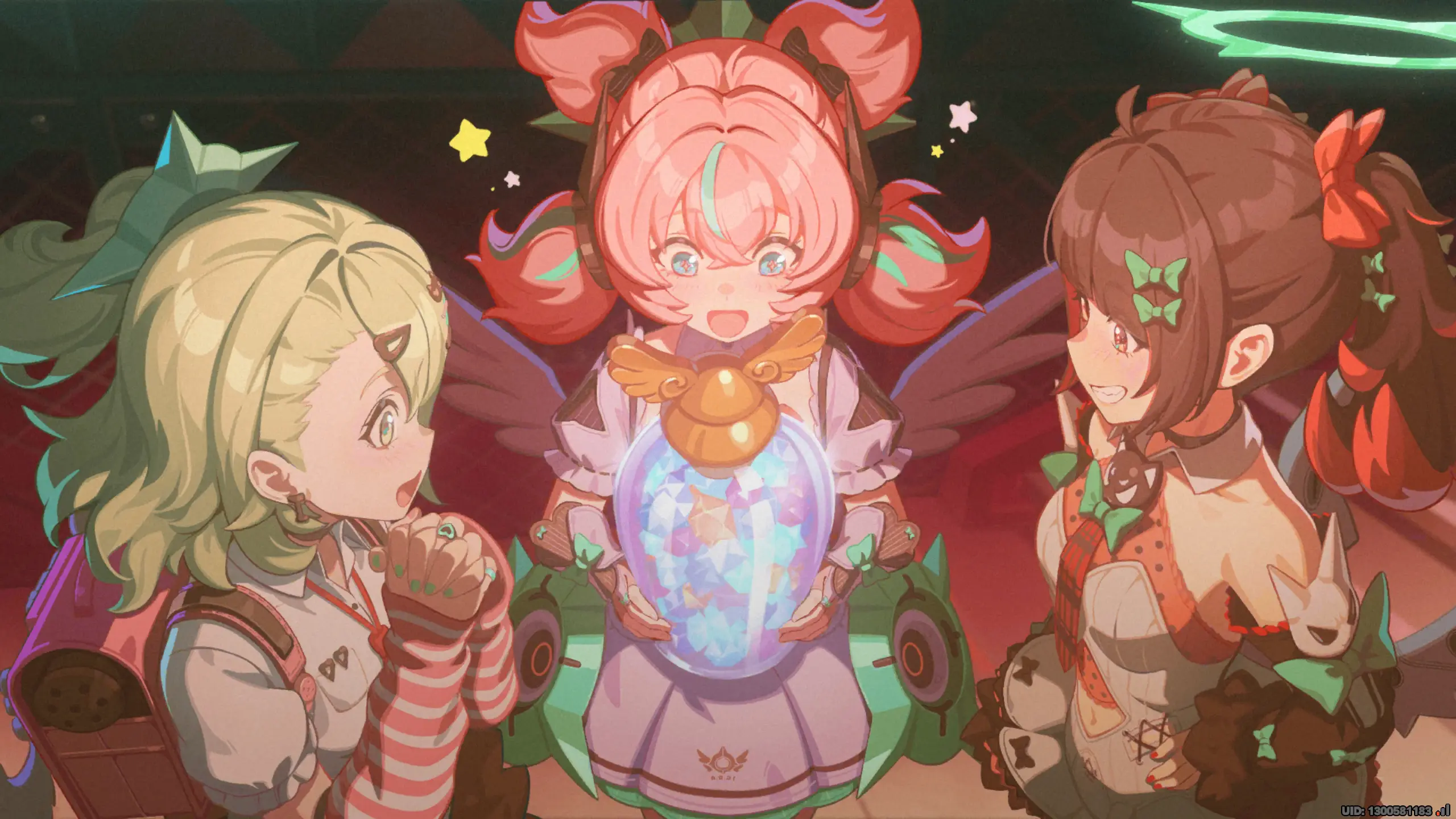 As usual the art of the Angels of Delusions is extremely cute and paints a very different color to the game. Aria, Sunna and Nangong's smiles are so bright.
