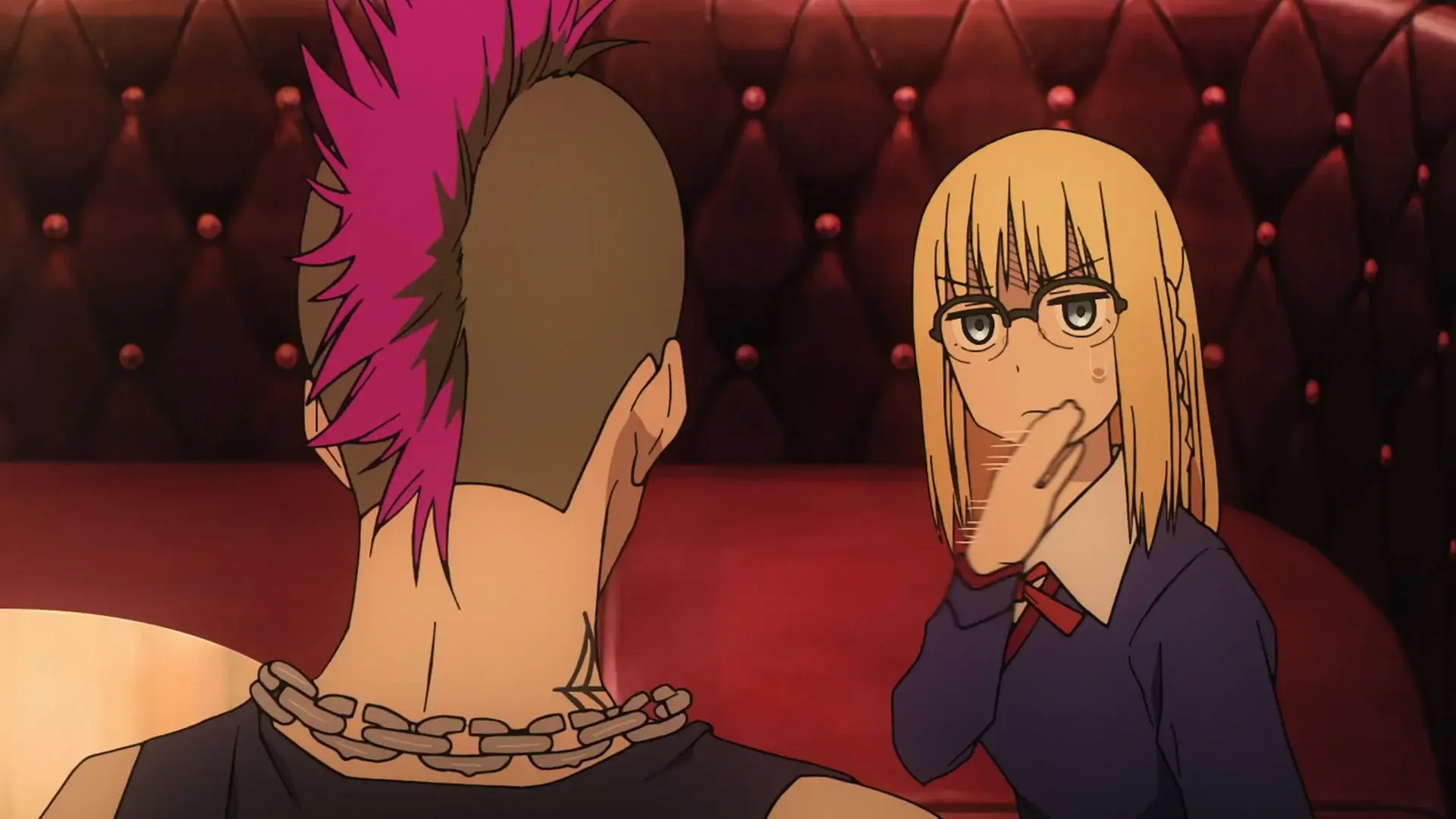 Ayaka's reaction to people saying Saber was her boyfriend