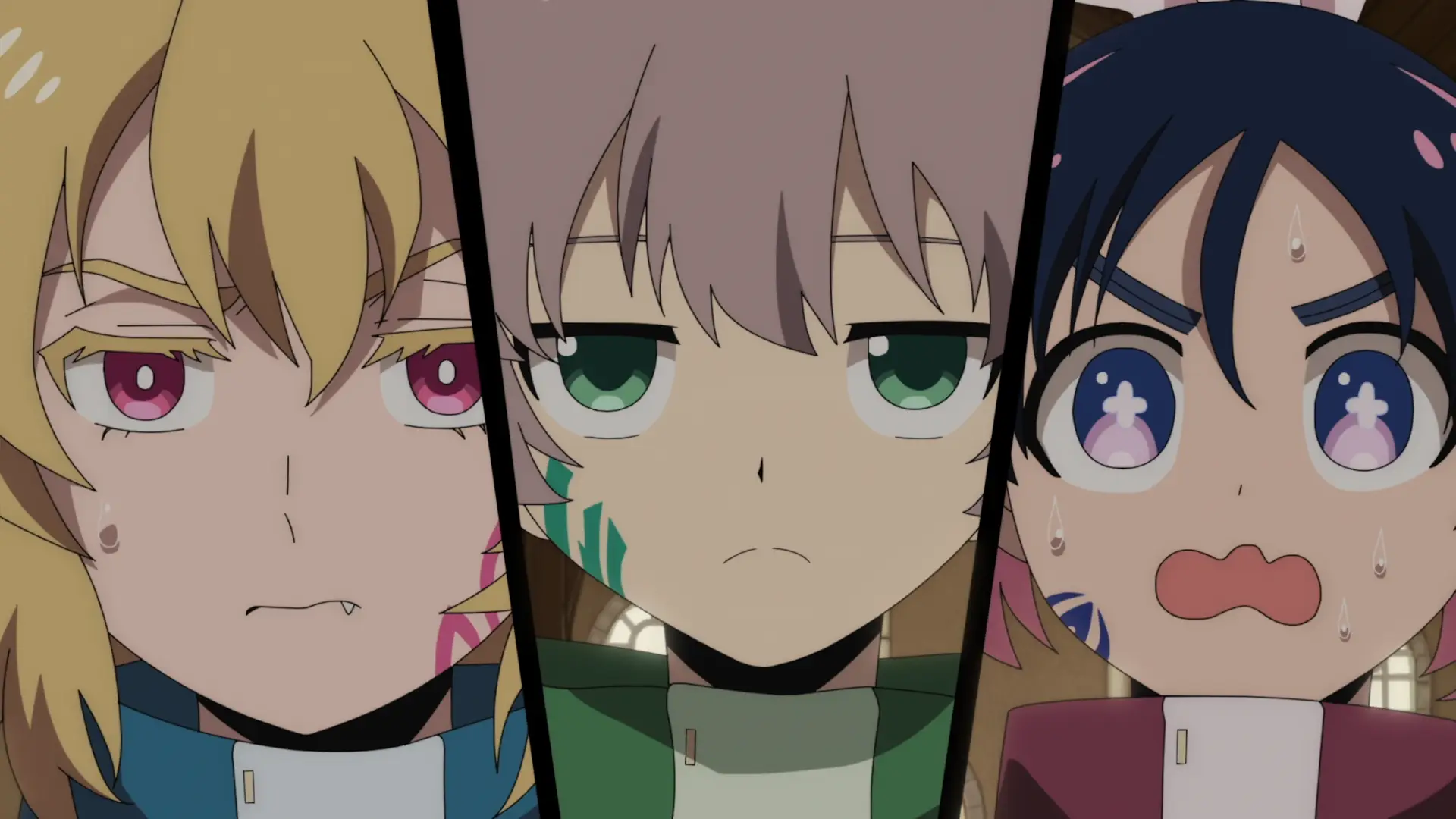 The three girls reaction faces, love how Yukine is mostly unaffected by the situation.