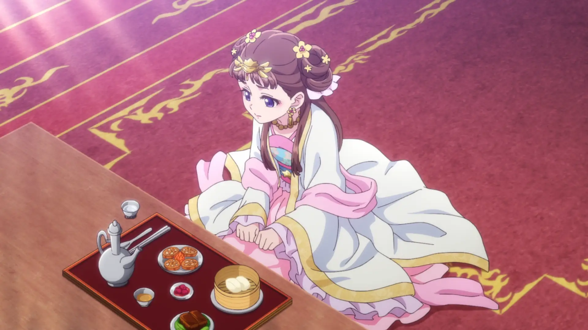 Lishu continues to be the most tragic of the heroines, she clearly doesn't want to be there, but forced to be the doll for everyone while her own family doesn't care...