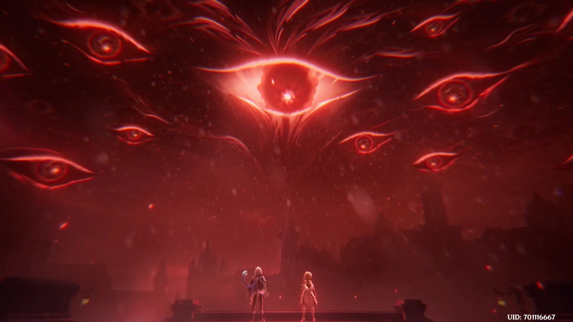 Ronova's eyes looking at Lumina. I mean, she's just shy! Ronova is not an evil Shade, just a workaholic one. I can feel her pain considering the others are...