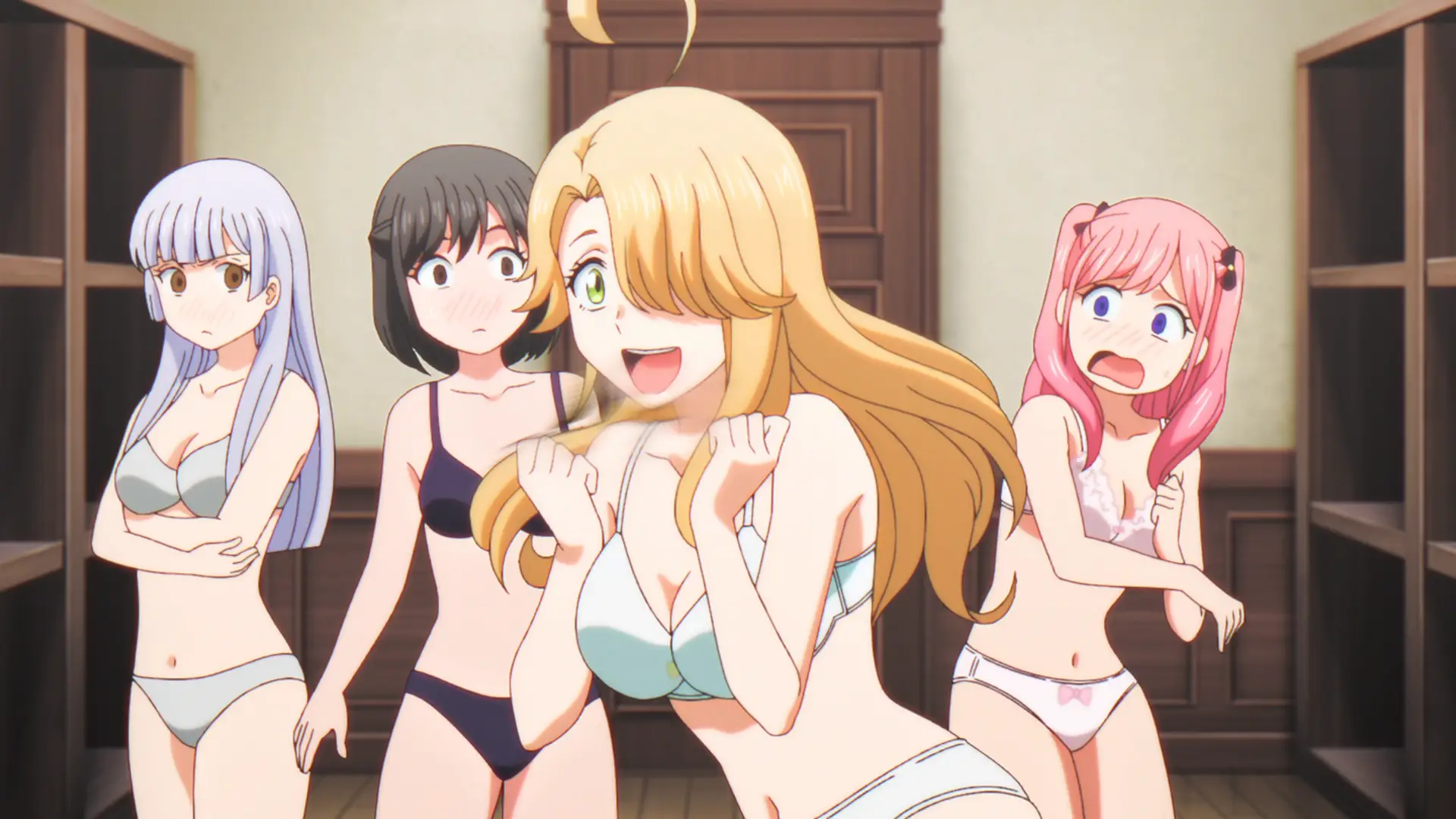Apparently Hana likes black underwear? Let me take some notes here, nothing to see here