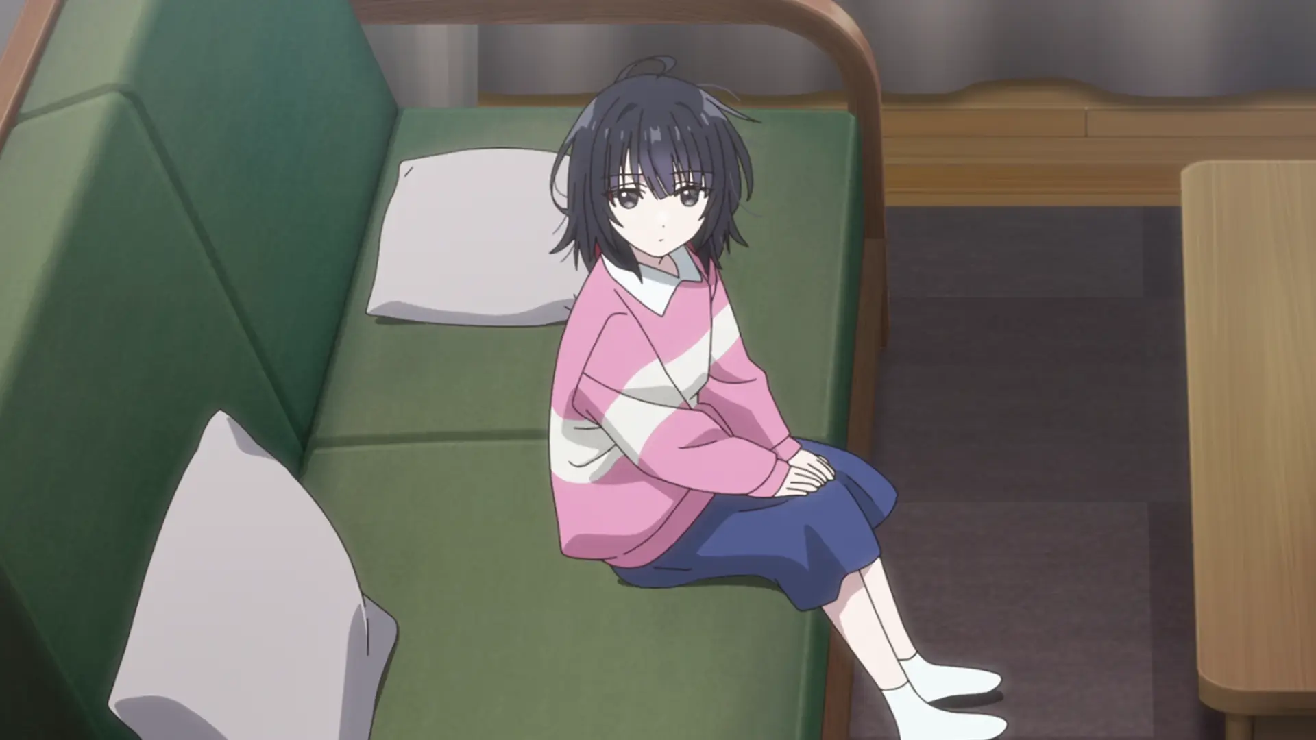 Ok this scene was absolutely adorable. Towa as a child was a pillar of cuteness that is really hard to beat. Just look at her drowsy expression!