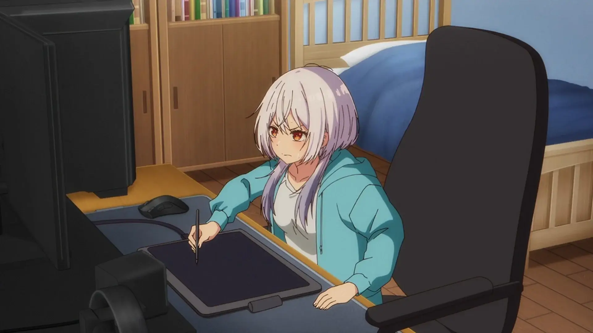 This was ultra cute with Iko redrawing the layers of her avatar.