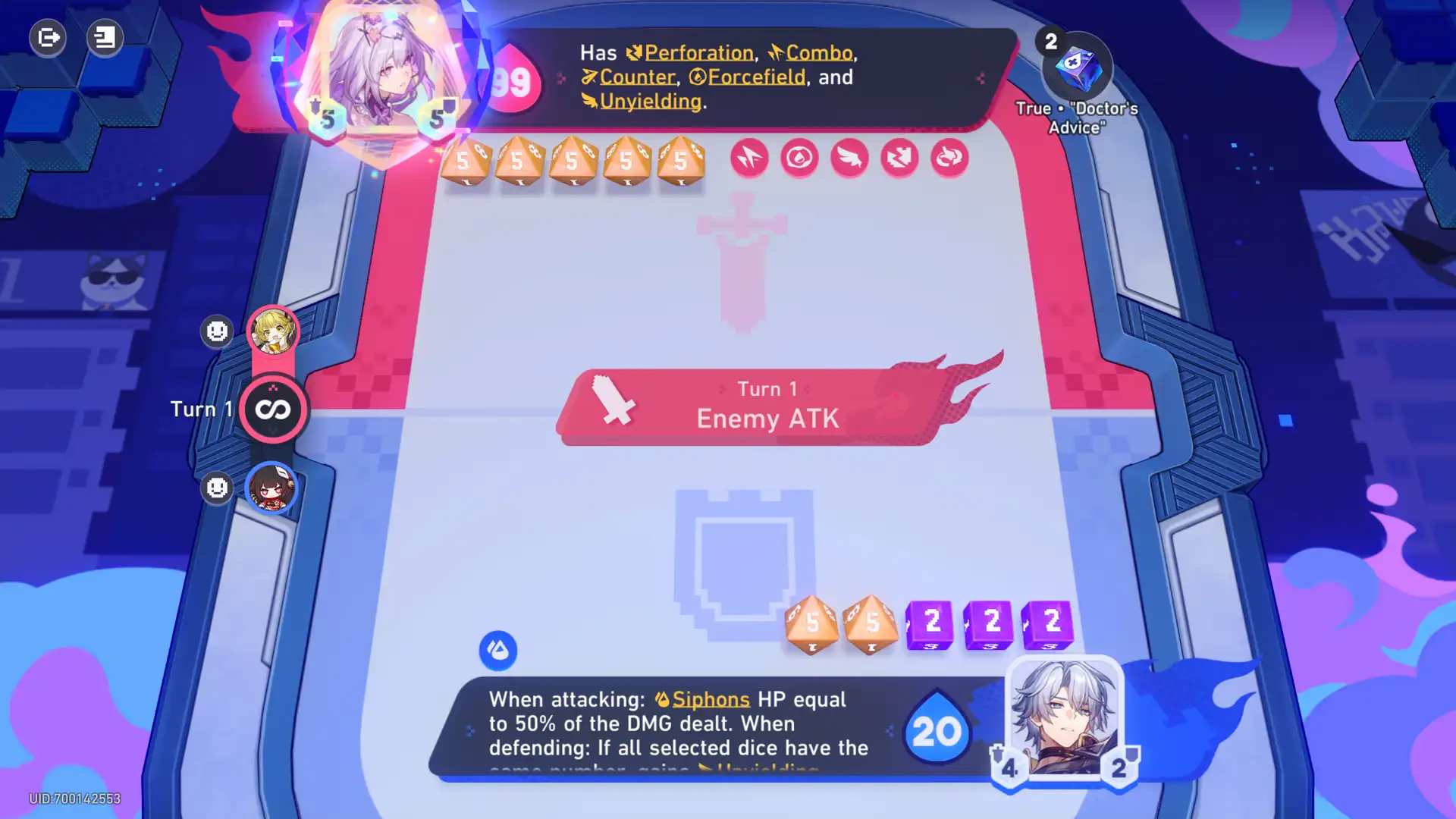 Just how boosted up Castorice is in this game? Hook is clearly cheating here, there's no way this is an officially approved card. Someone call Natasha!