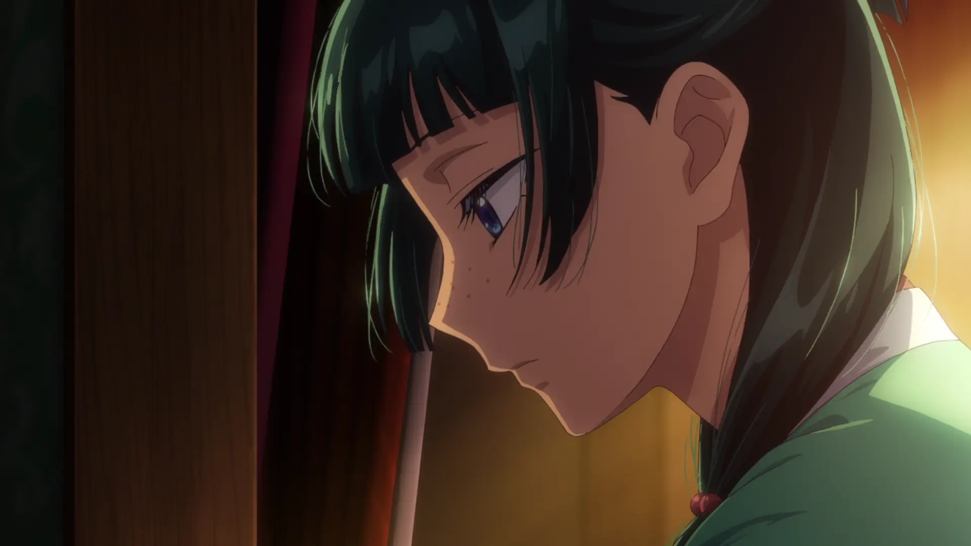 The final scene with her singing was nice, but still think it doesn't fit her personality much. I prefer gremlin Maomao.