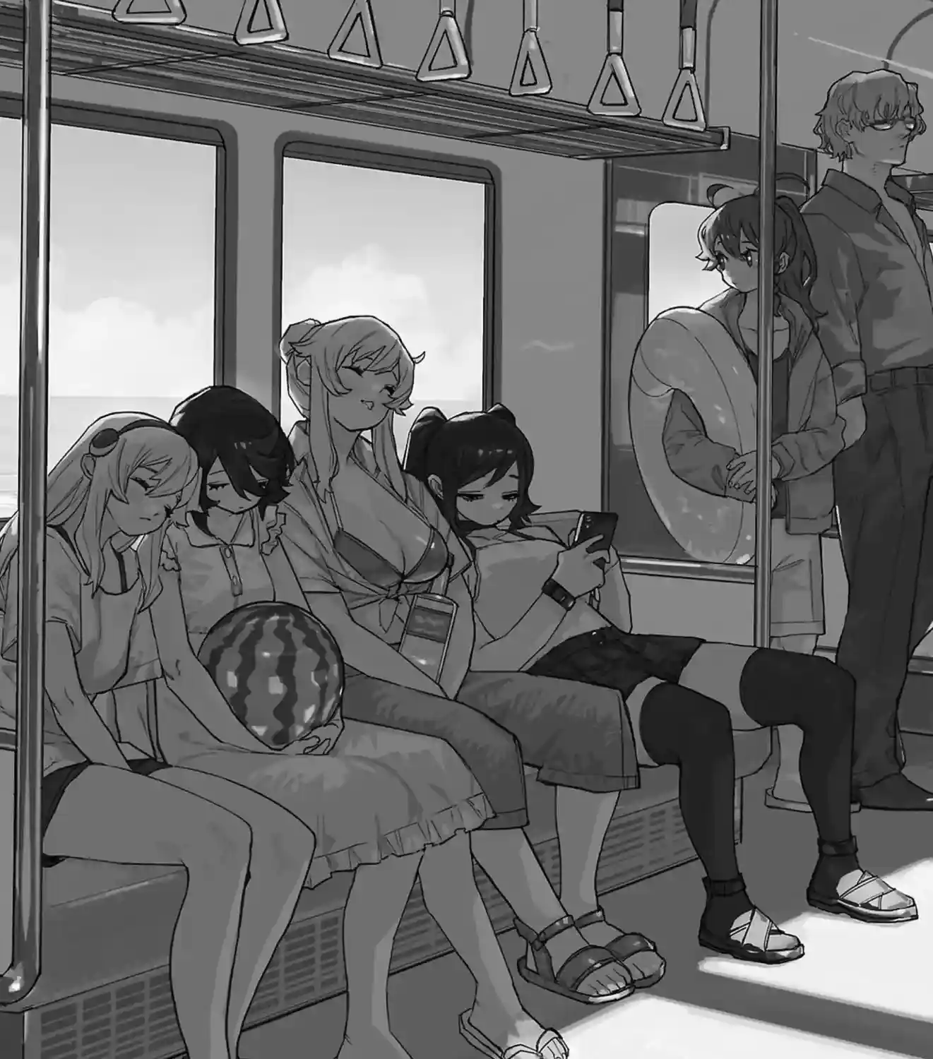 This really give that 'normal life feeling'. Love Teru being in between Iko and Sekilala.