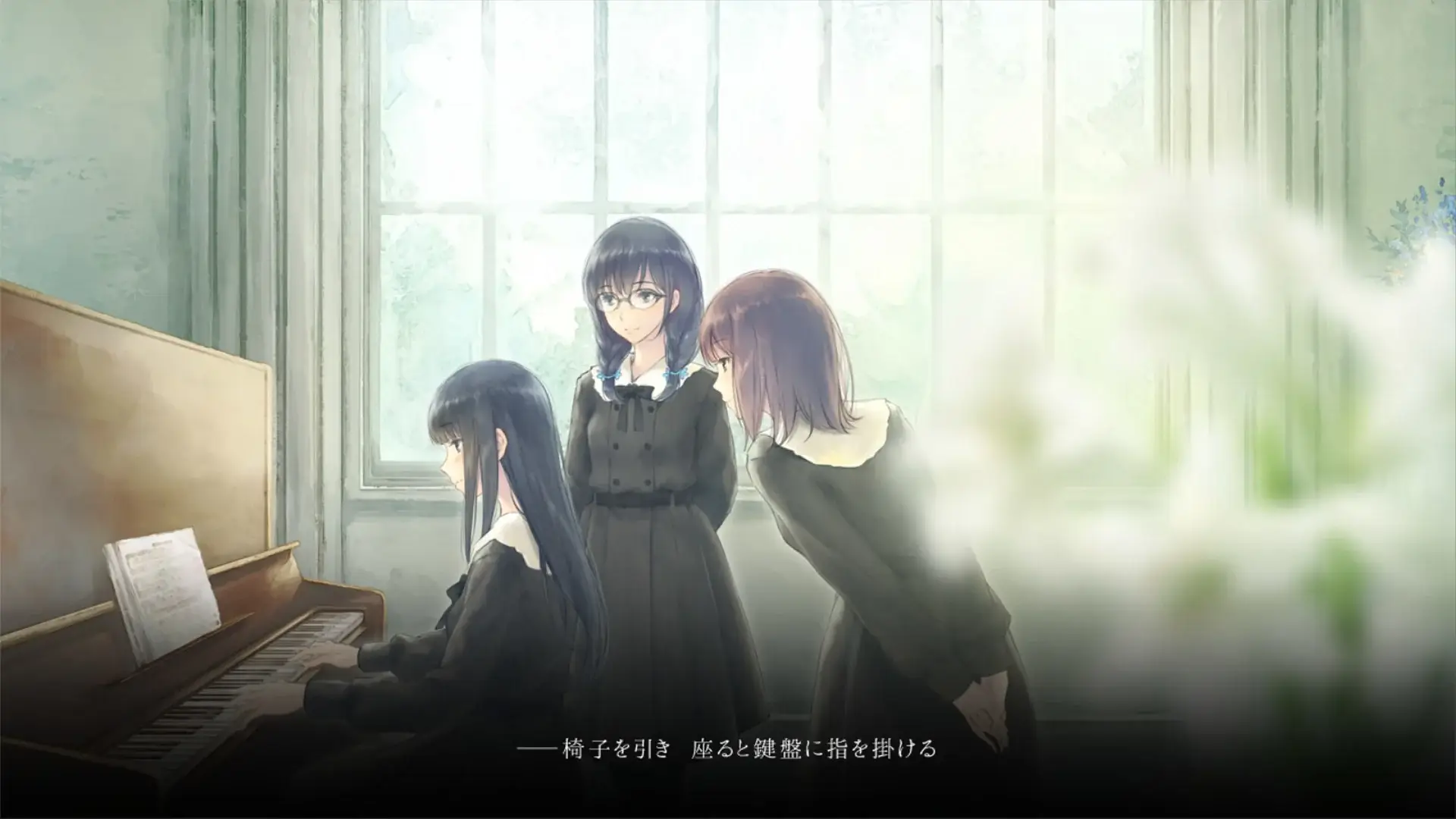 Suou finally overcame her trauma and is able to play the piano freely