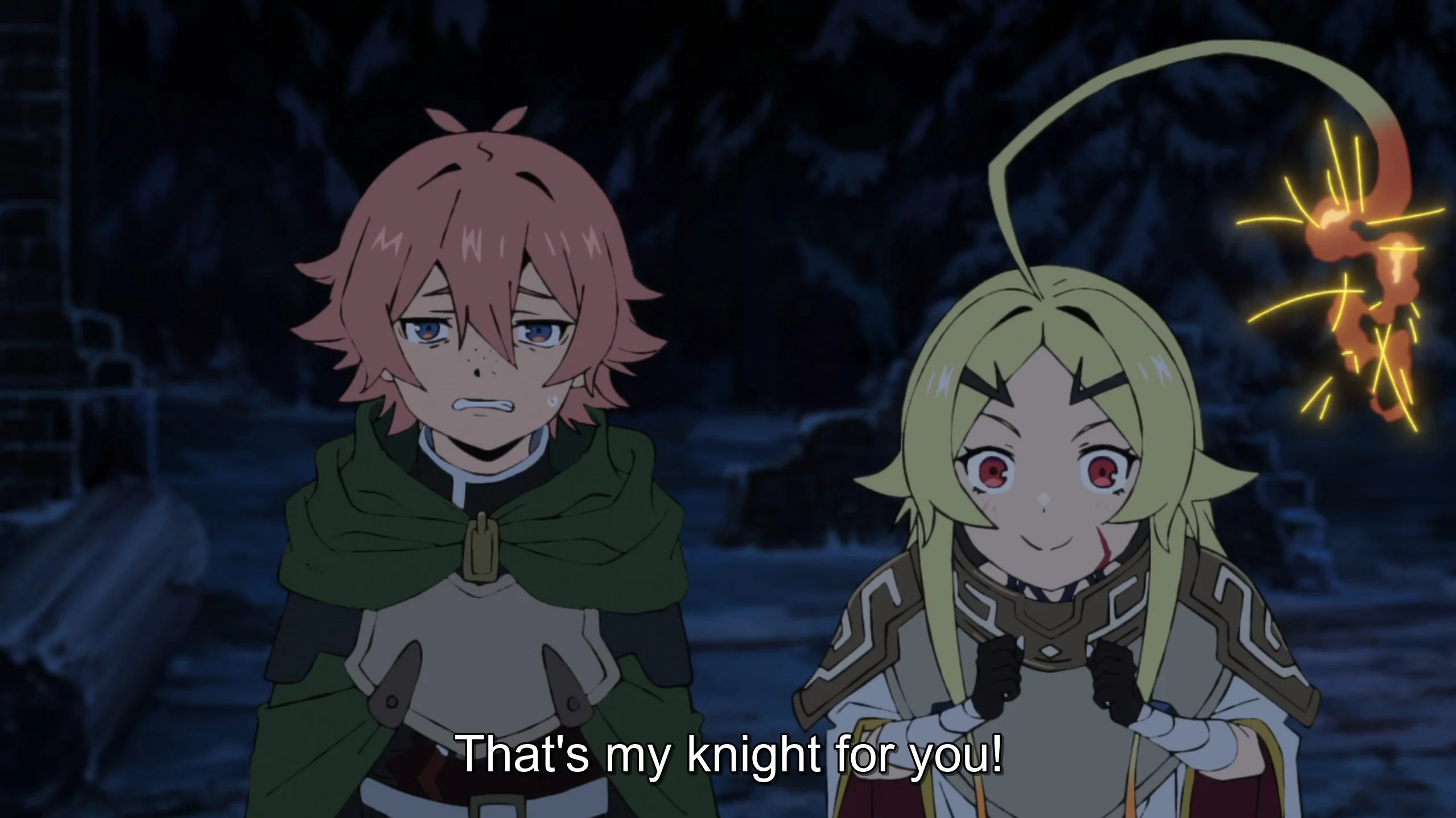 What is that hair doing? is it...burning?