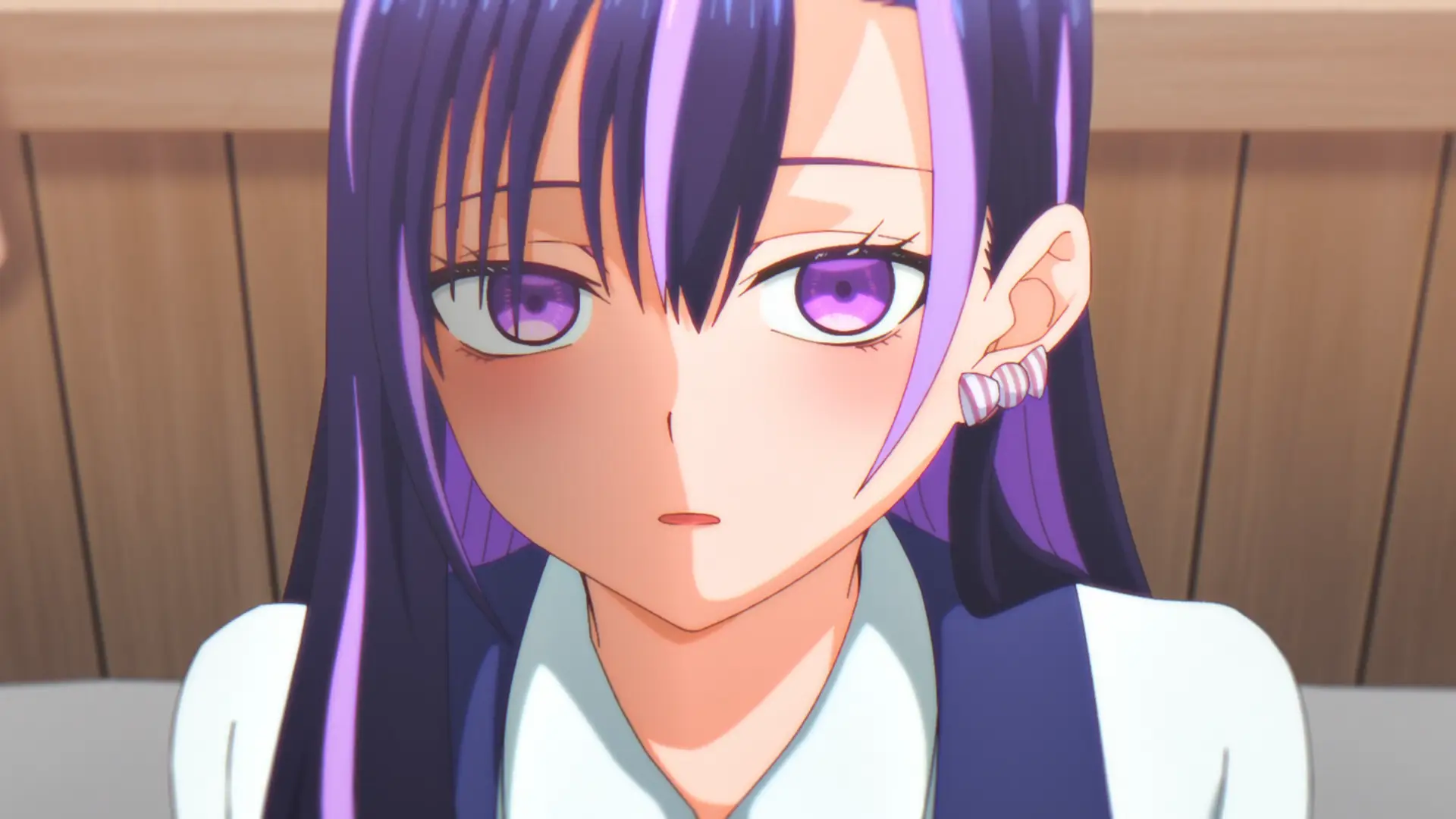 This is the image that shows that something must be hiding behind the playful Aria, but the question is what? Family issues? Or something else altogether?