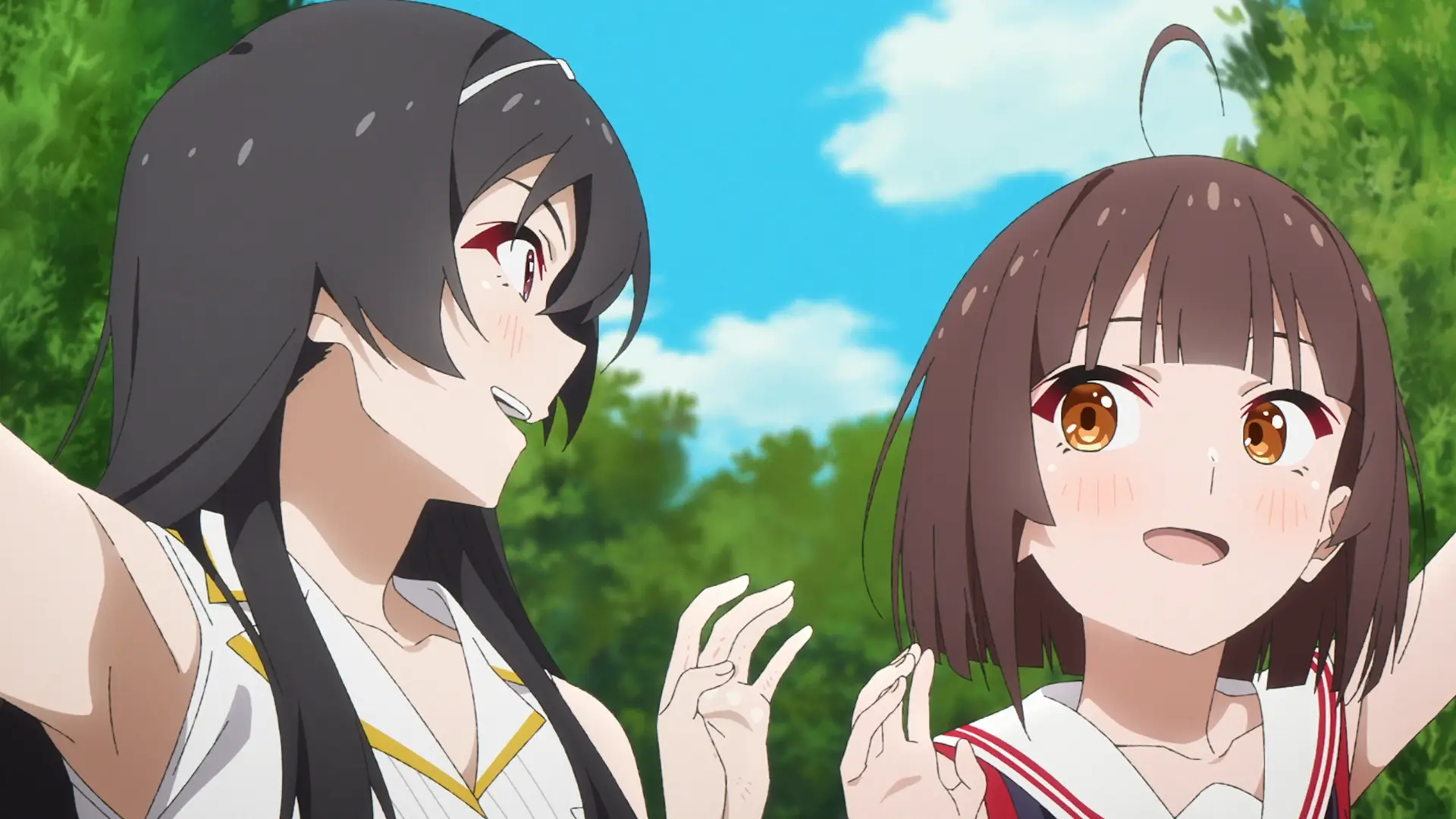 The yuri energy of these two is amazing, the 'date' scene was great to see them just a bit relaxed outside of the circus.