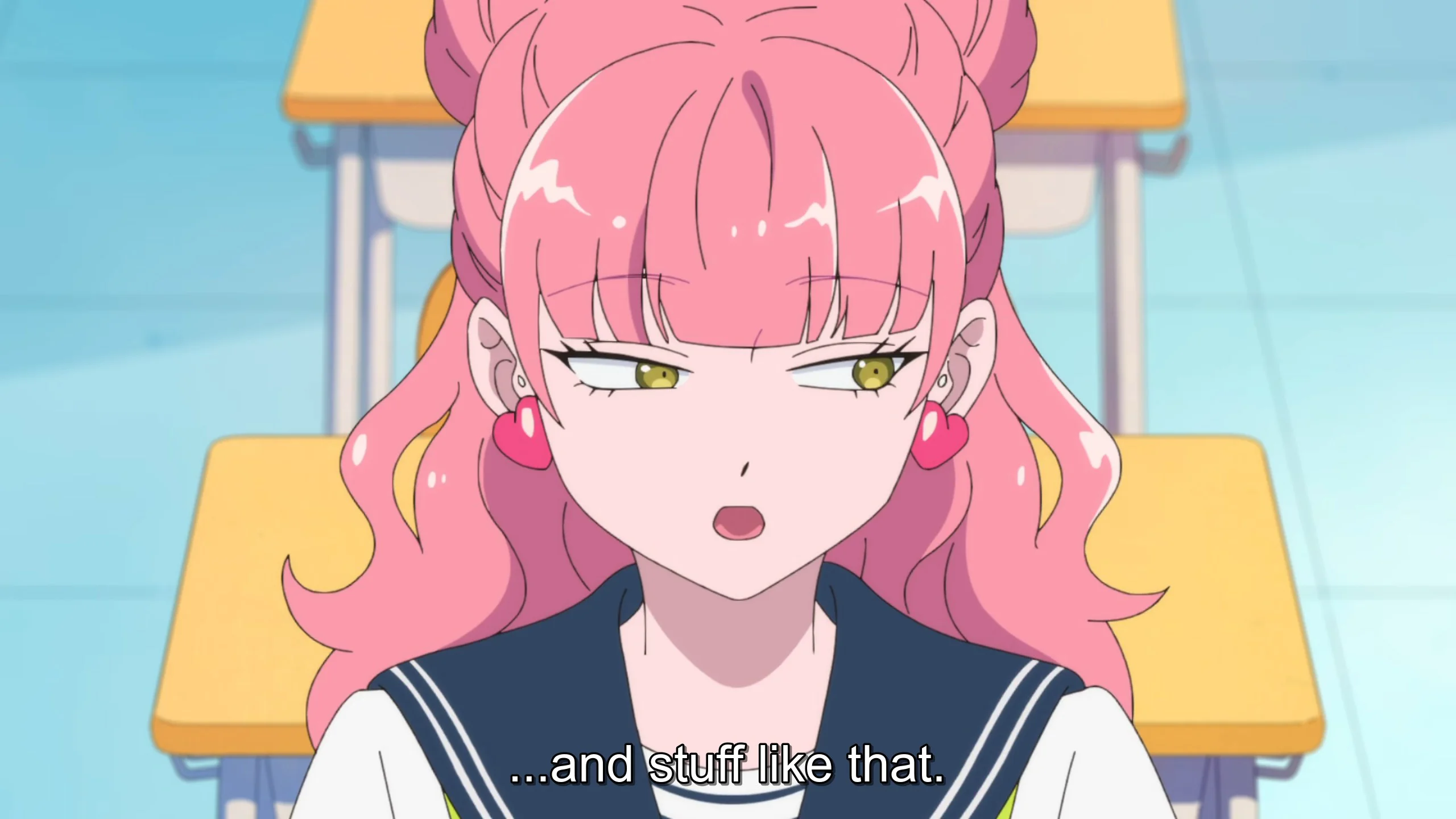 She is pretty when her face is not super deformed.