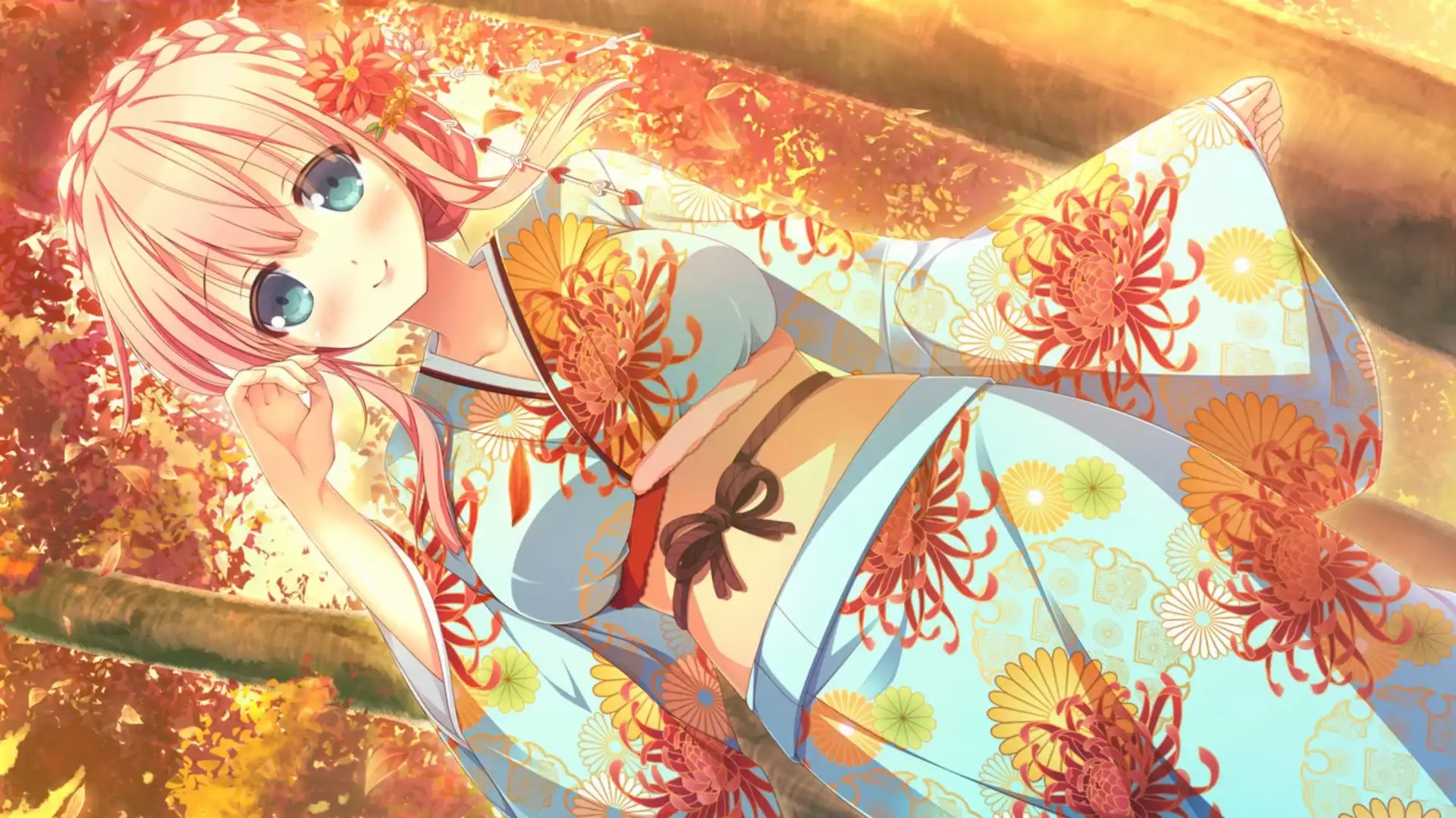 Traditional outfit looks well even in this situation.