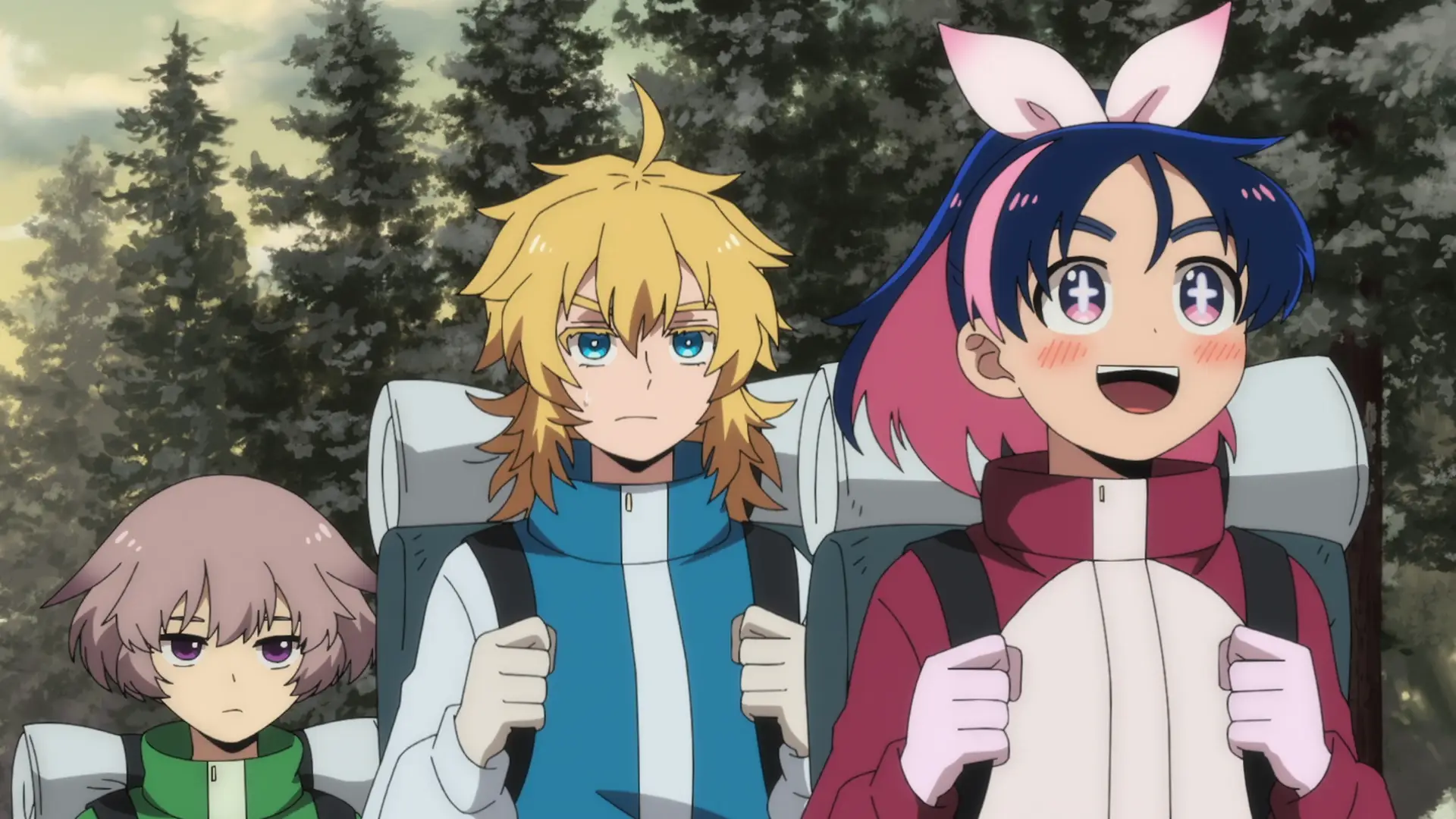 Yukine doesn't seem impressed at all by the onsen, while Aki is happy. I wonder if Sera will also...