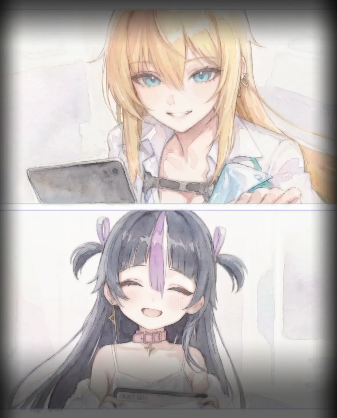 They could've been a nice mother and daughter if it wasn't for that crazy father. Just look at Syuen's smile...