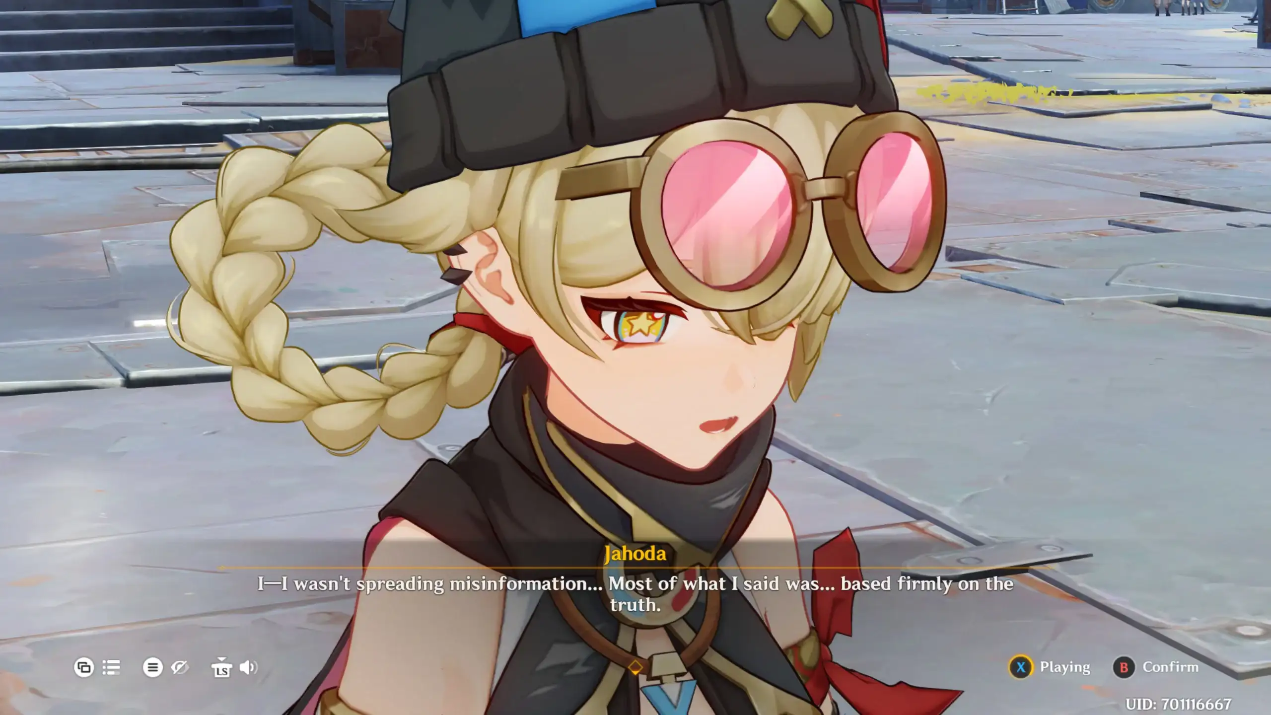 Jahoda is innocent of this crime! Joking aside, I love almost every scene where she appears.