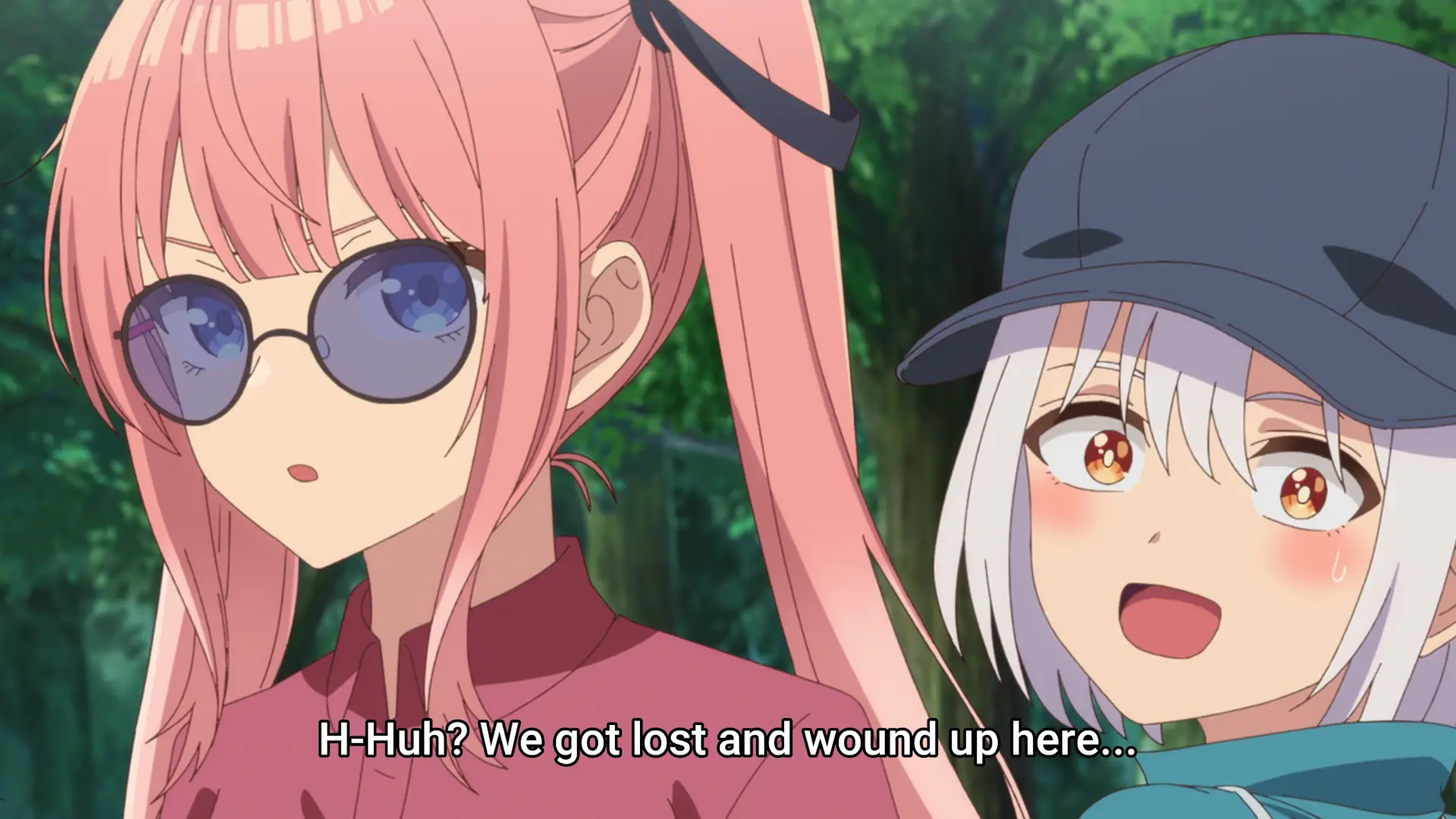 It's not suspicious, totally passing through bishoujos that have nothing to do with you Rikka.