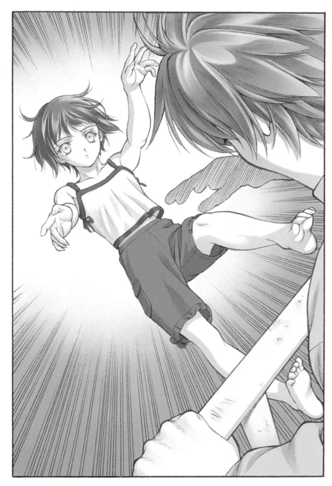 Possessed Kieli can be quite dangerous considering Harvey was having trouble stopping her.