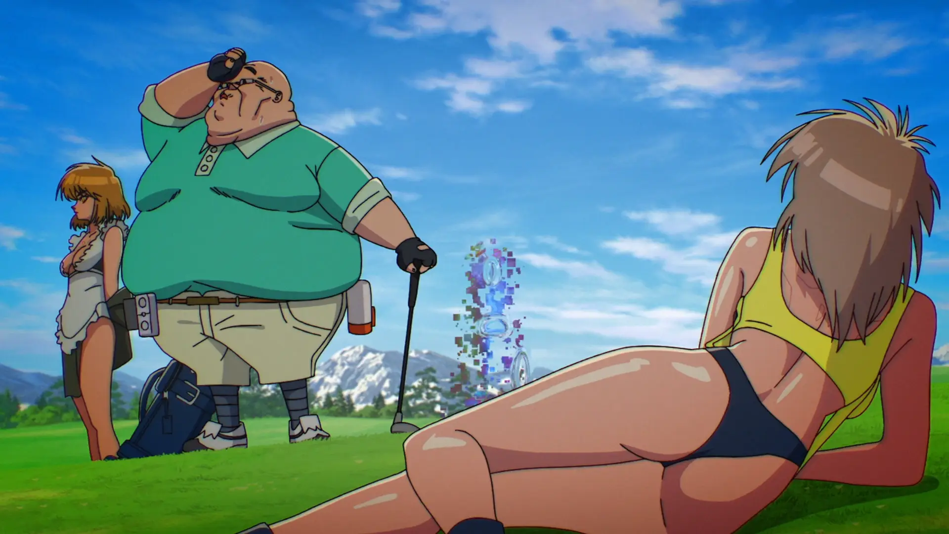 Now that's some comedically huge ball of fat there. Like dude, try to work out a bit or eat less, that would work in your favor maybe?