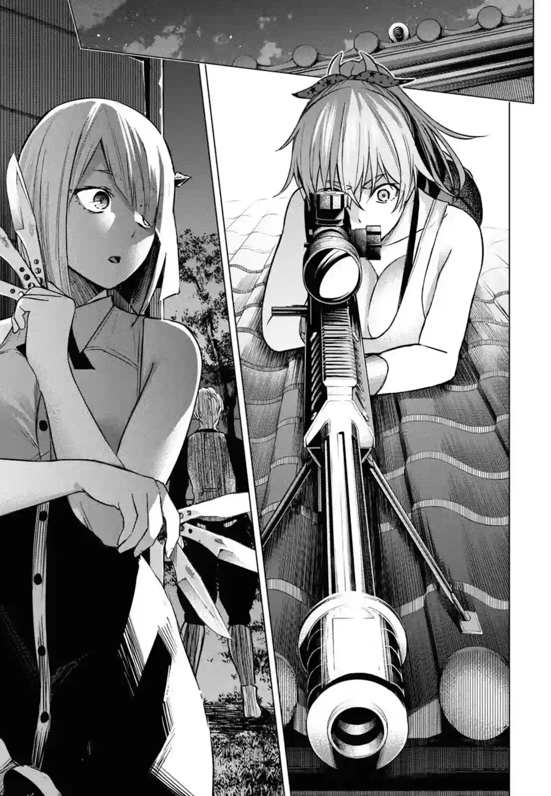 When they're in action they act like totally different persons though. Here seen Maria and Seraphy ready to protect Hayato.