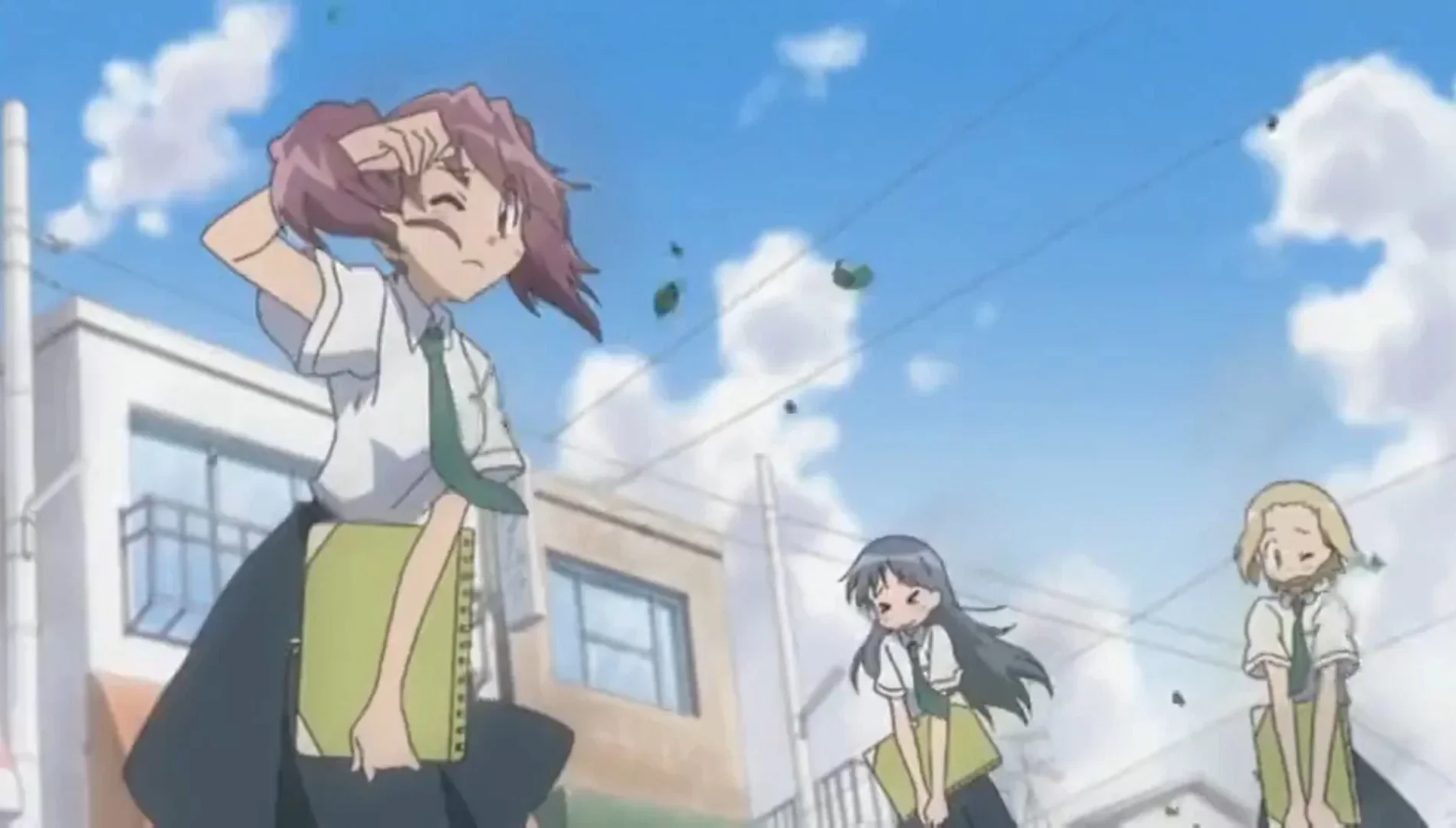 Natsumi, Sora and Hazuki in the wind!