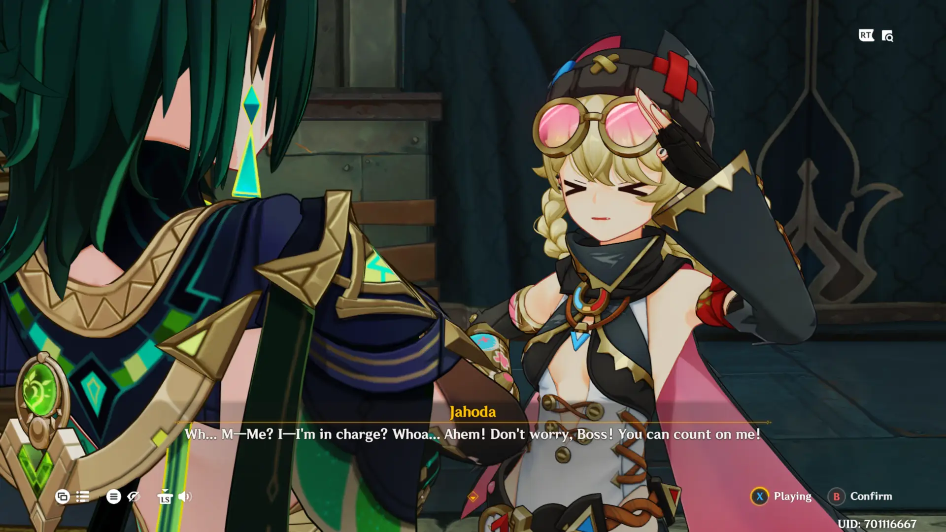 The moment where Jahoda became the boss of the Curatorium. Girl sure is making career quickly, soon she'll become an Archon too!