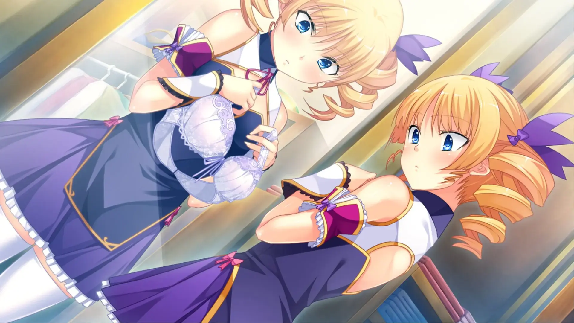 Sorry Karin, but that's way too big for whatever you carry. Leave it to the other girls that are more...apt for that. Wait, what? Stop with that sword, I didn't mean to...