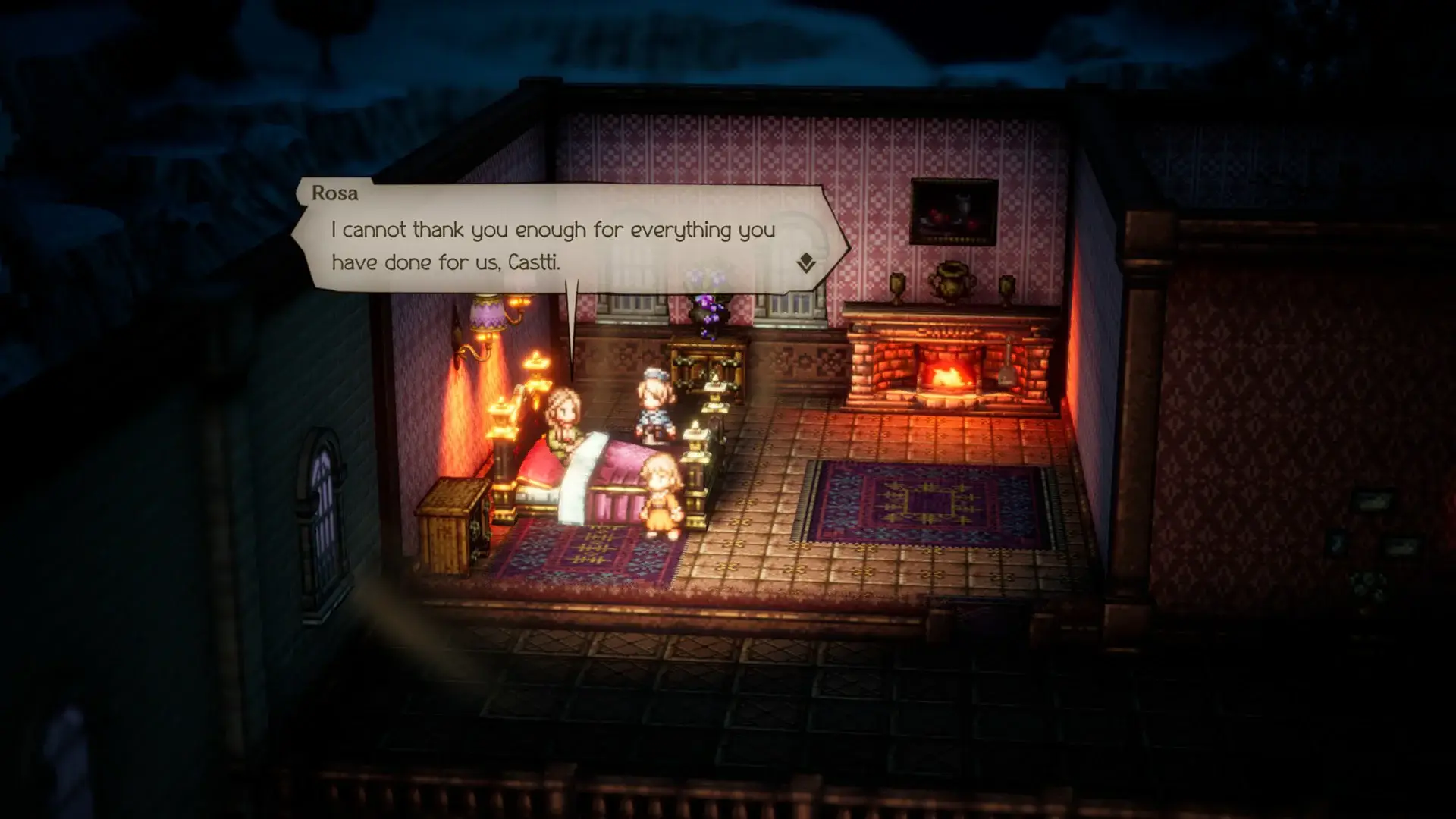 Melia is such a good girl for being that young. Hopefully she'll become a good ruler of Winterbloom following on her mother footsteps.