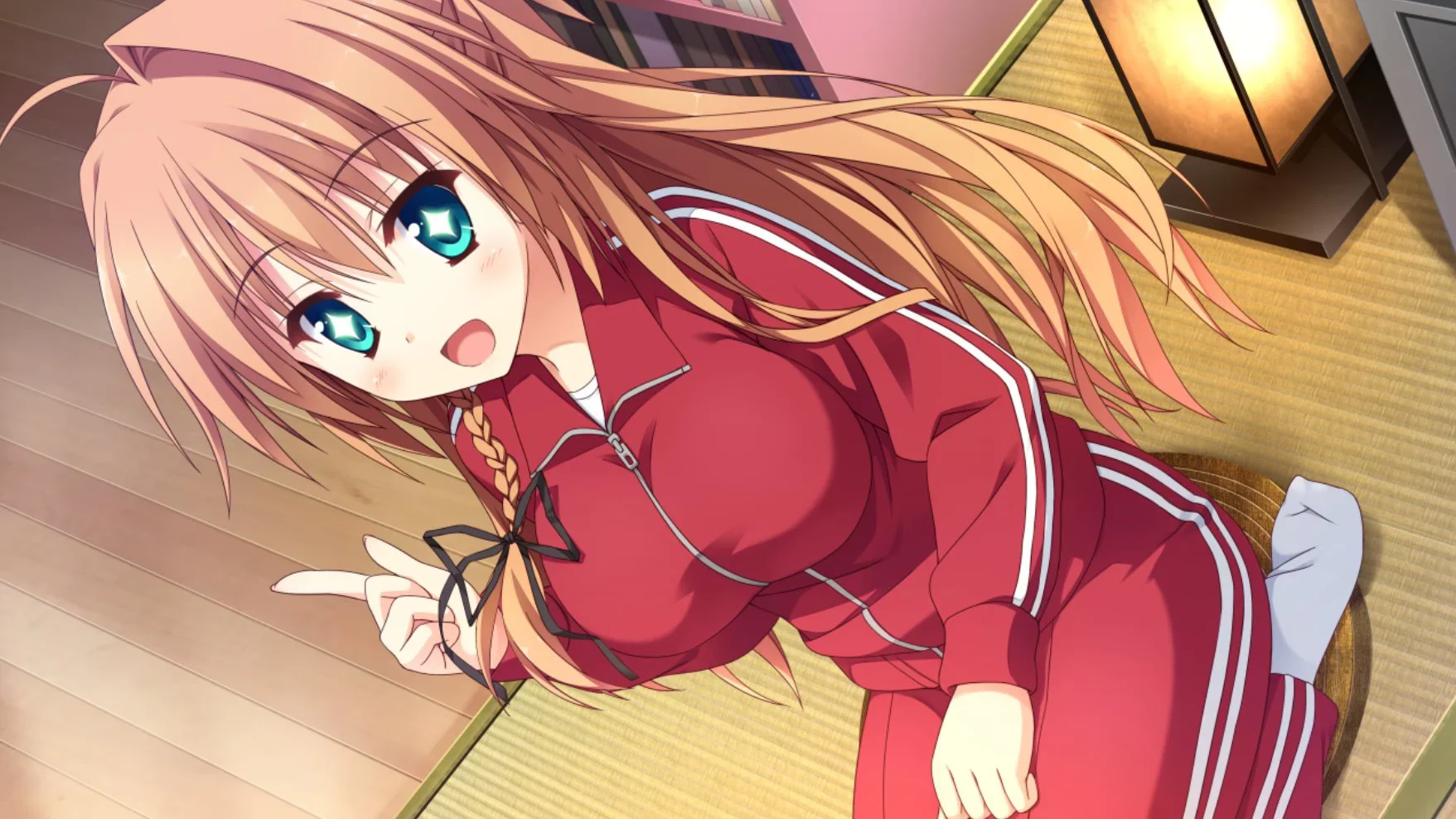 Himeno when in "let's talk about my hobbies" mode.