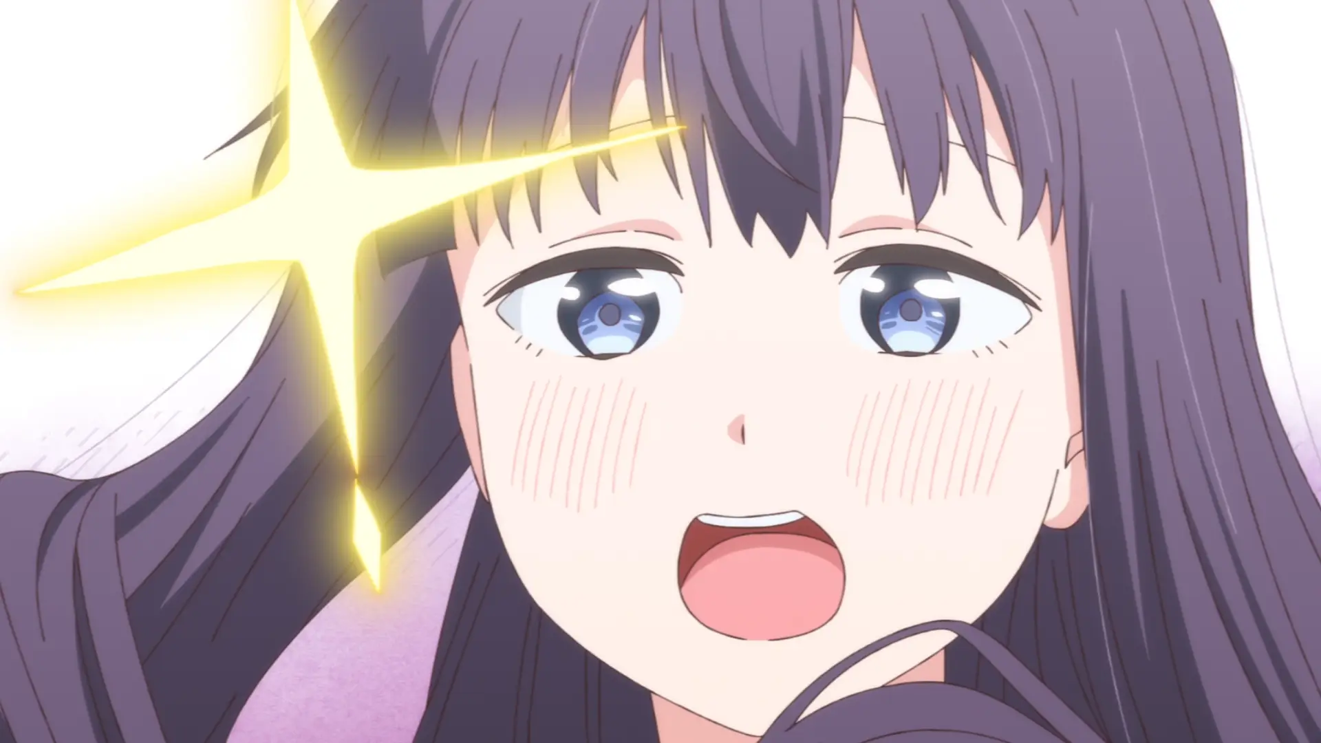 Kanade lighting up at the very thought of yuri with Chang Chin-lan. Joking aside...well maybe not joking...