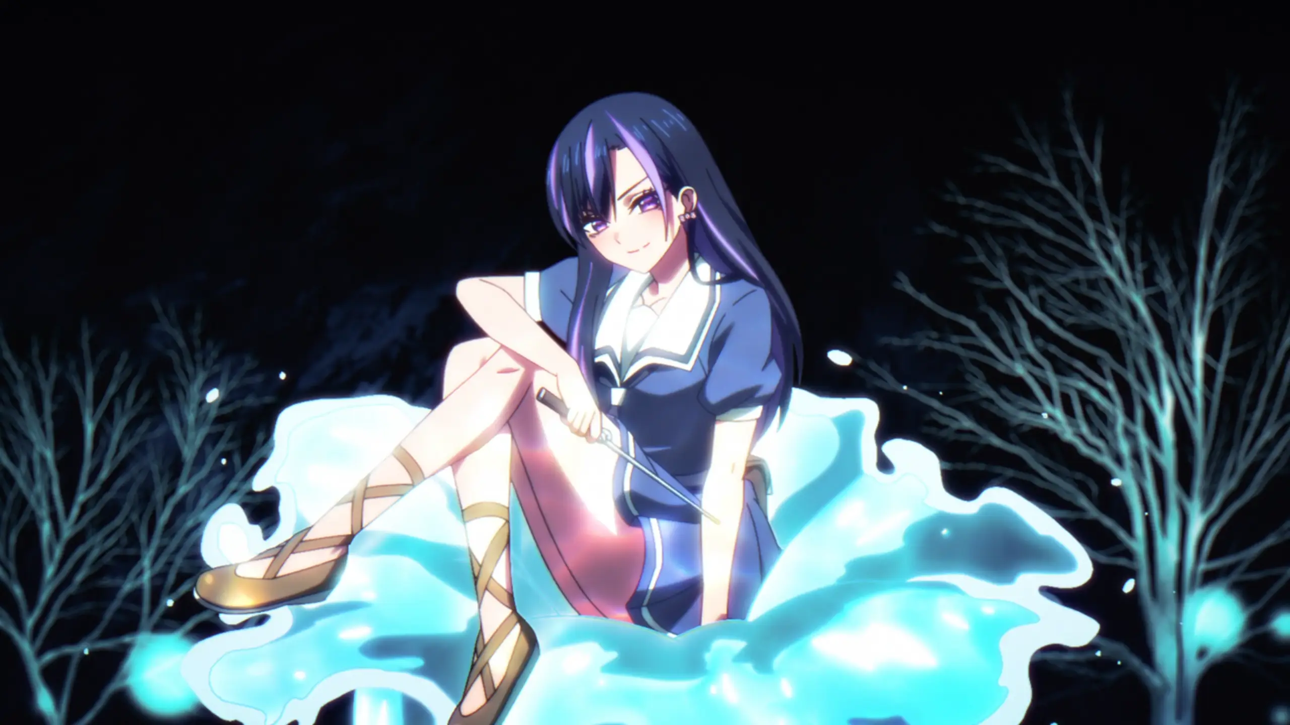 Is it necessary to strike a sexy pose while using water magic Aria? I'm not complaining, just asking to understand...