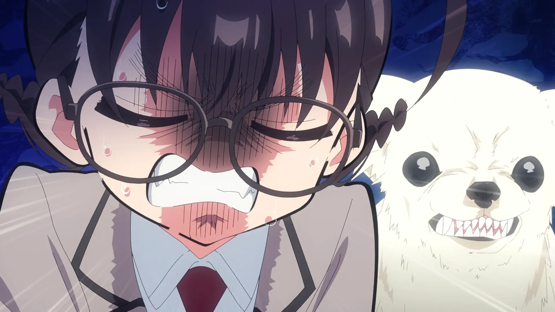 This is practically perfect, Iyo Chiyo really look like an aggressive small size dog in these scenes. *head patting intensifies*