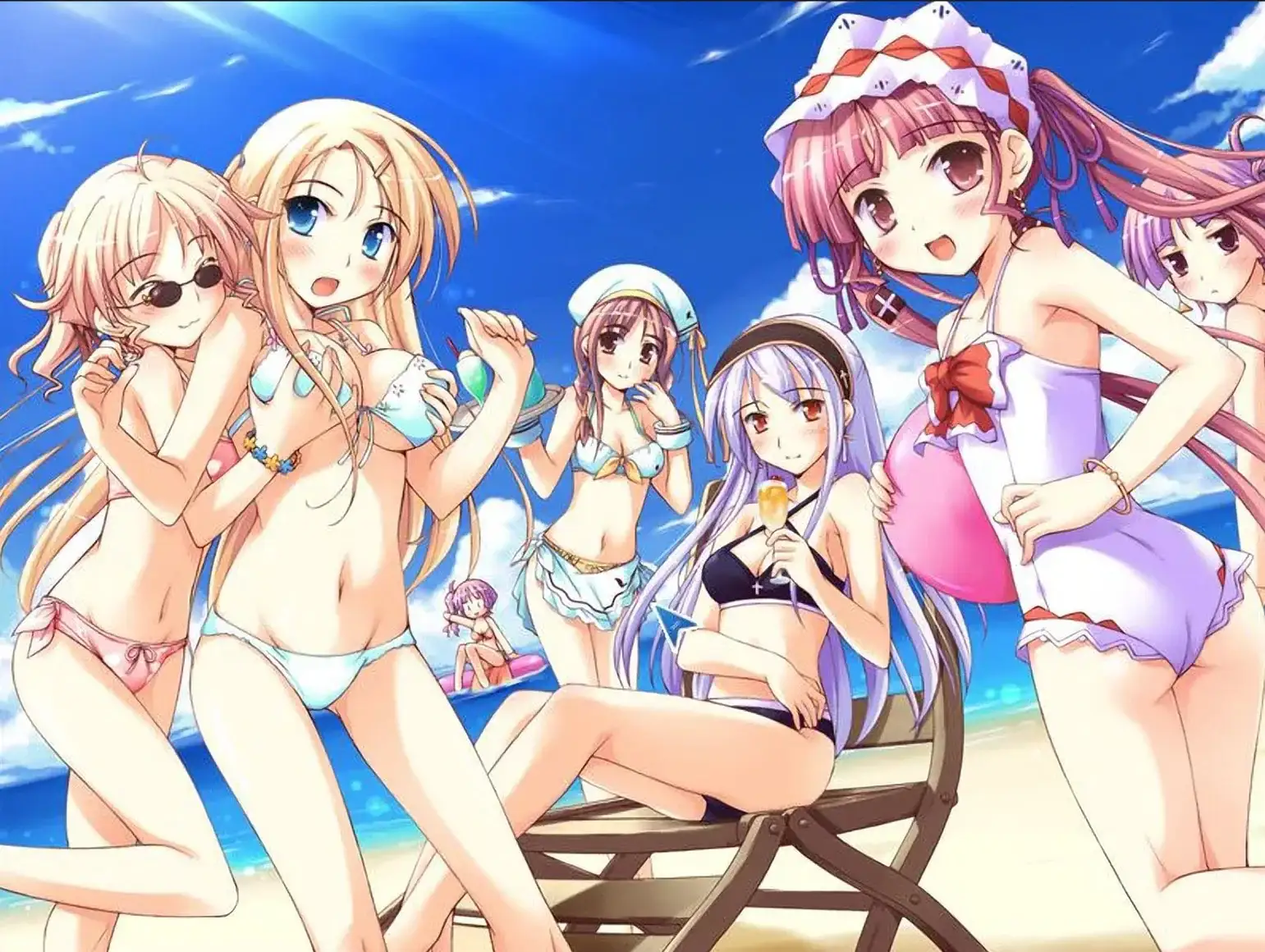 Summer! Swimsuits! And lots of fun events between the girls too! Carina's style is incredible to be honest.