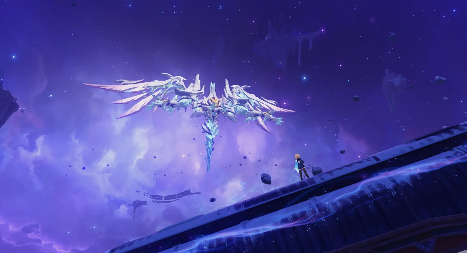 The moment we're faced with the boss and I'm like 'whoa, this is bigger in scale than anything we've had so far isn't it?'.