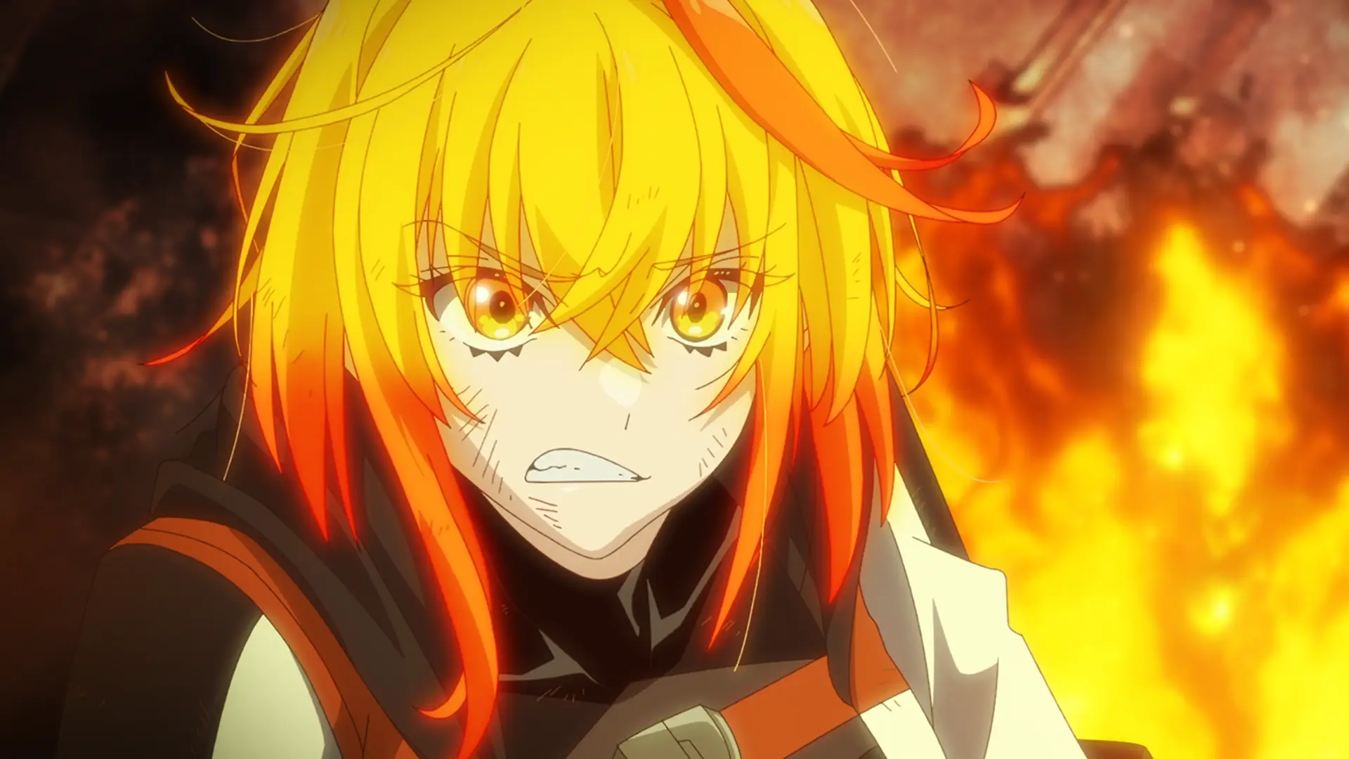That was not nice punching the train with her still inside, thankfully Shiina is quite resilient. Like really resilient considering the level of the explosion.