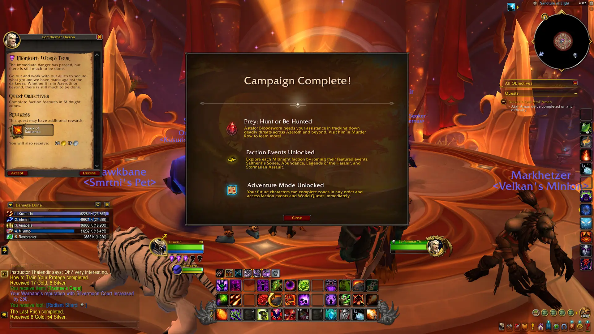 The journey to level 90 was very nice, just the last 2 levels were a bit harsh because I run out of story content and had to resort of doing quests instead.