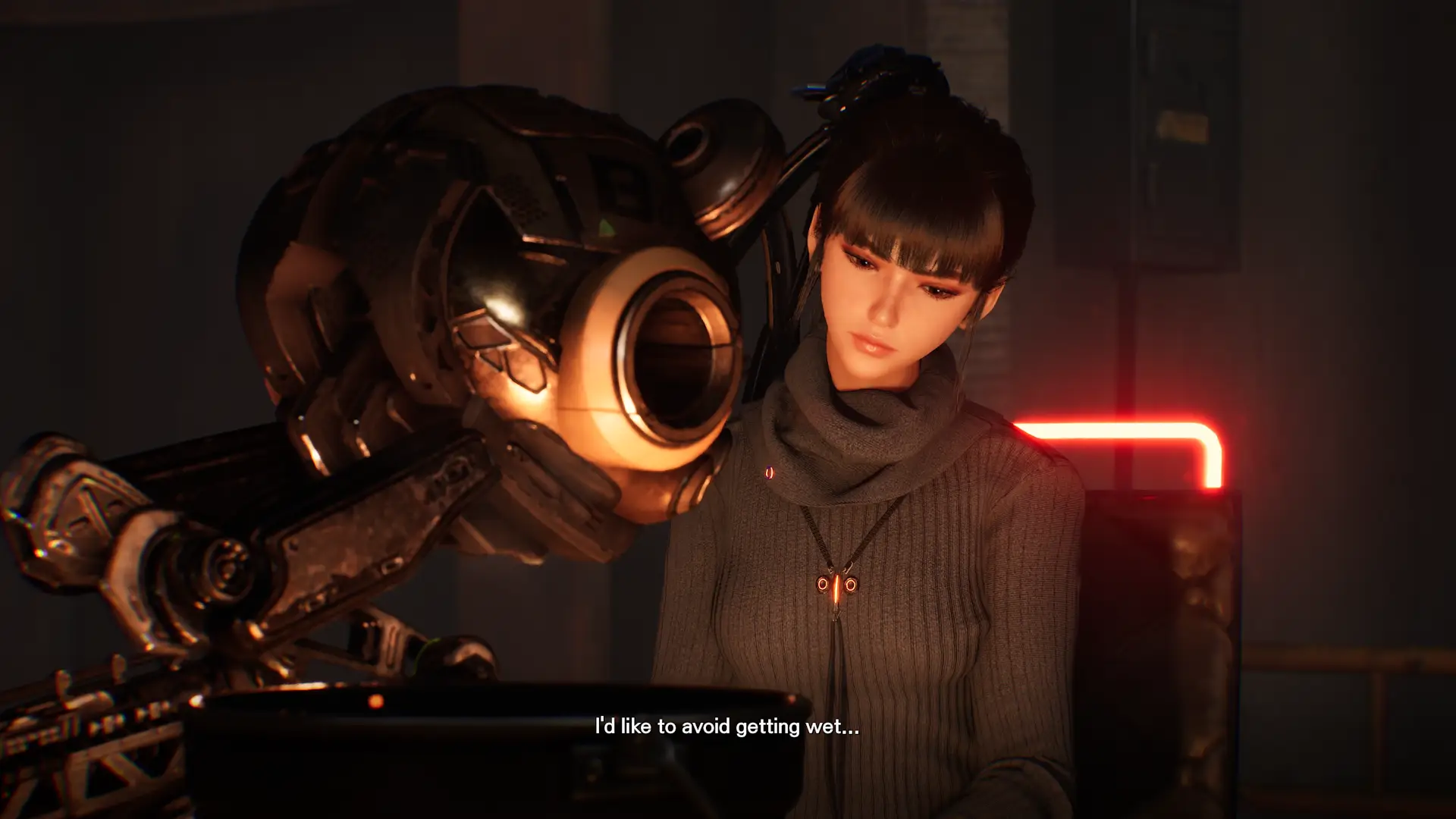 Eve's sweater is the less extreme of the costumes I found so far, quite like it, gives her a relaxing look and less hard to focus on the battle
