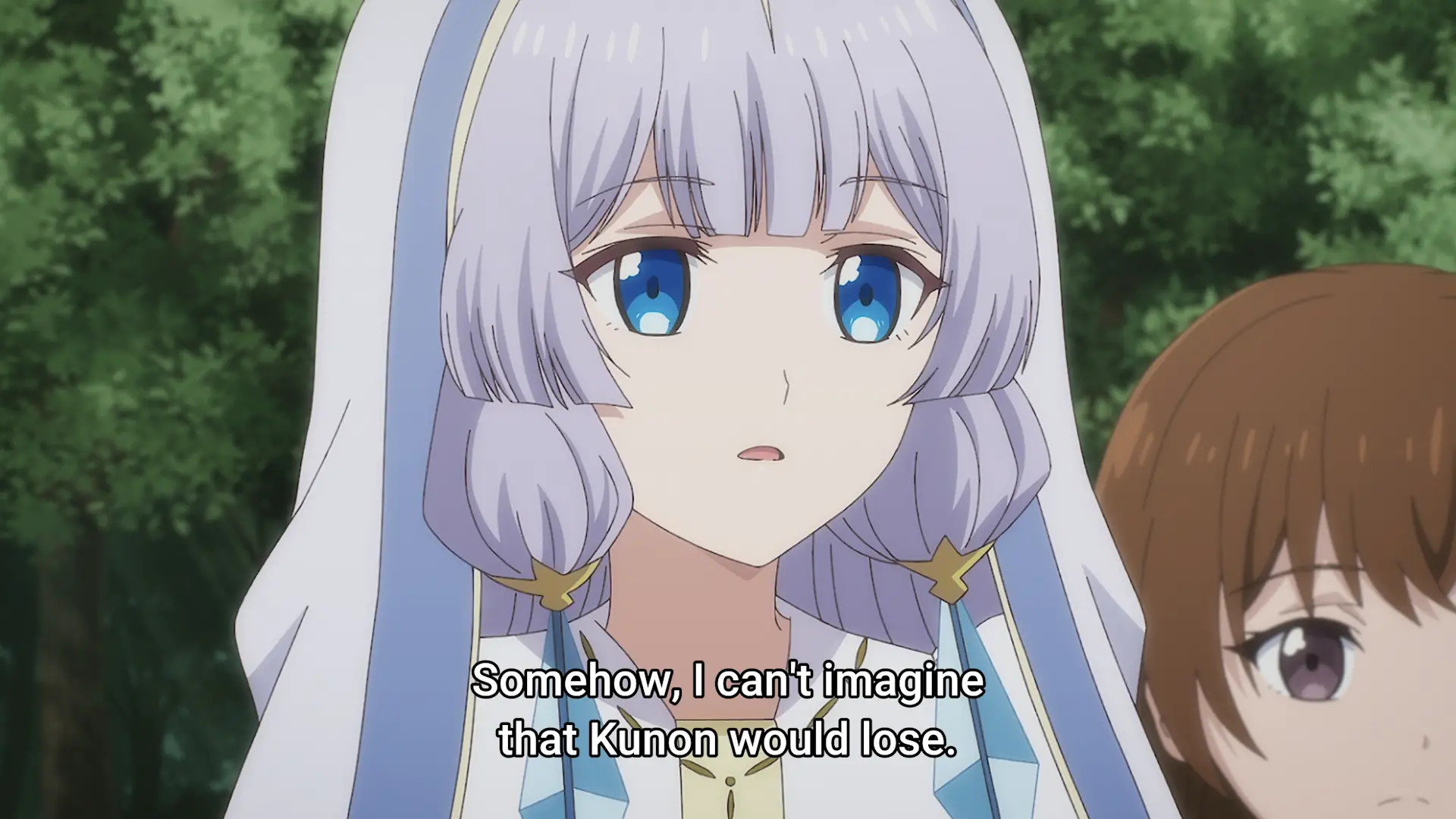 Pure trust coming from Reies, she really got polluted by Kunon in these few episodes.