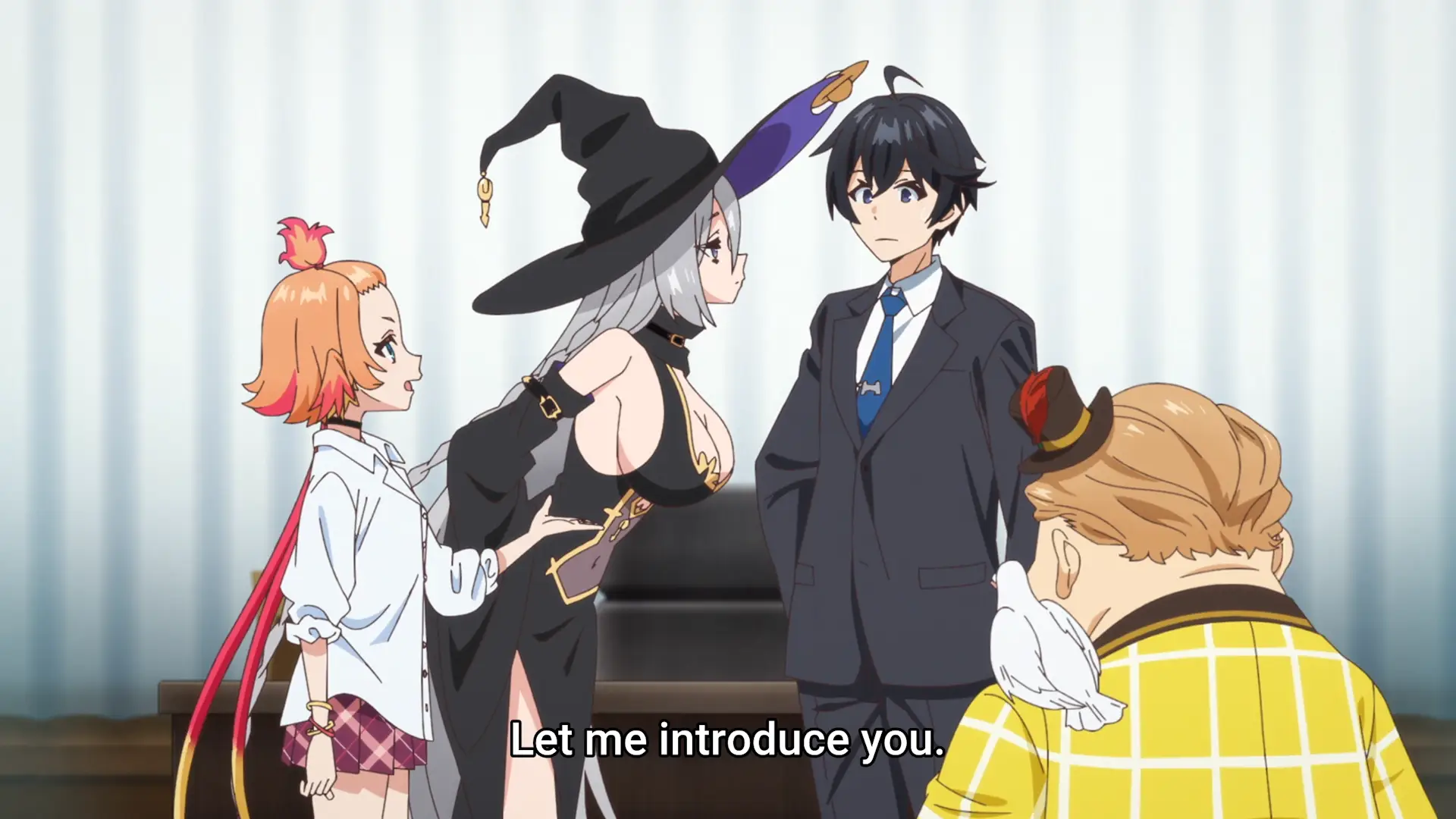 Hitoma really managed to stare at her eyes, that's impressive considering what was the other option...