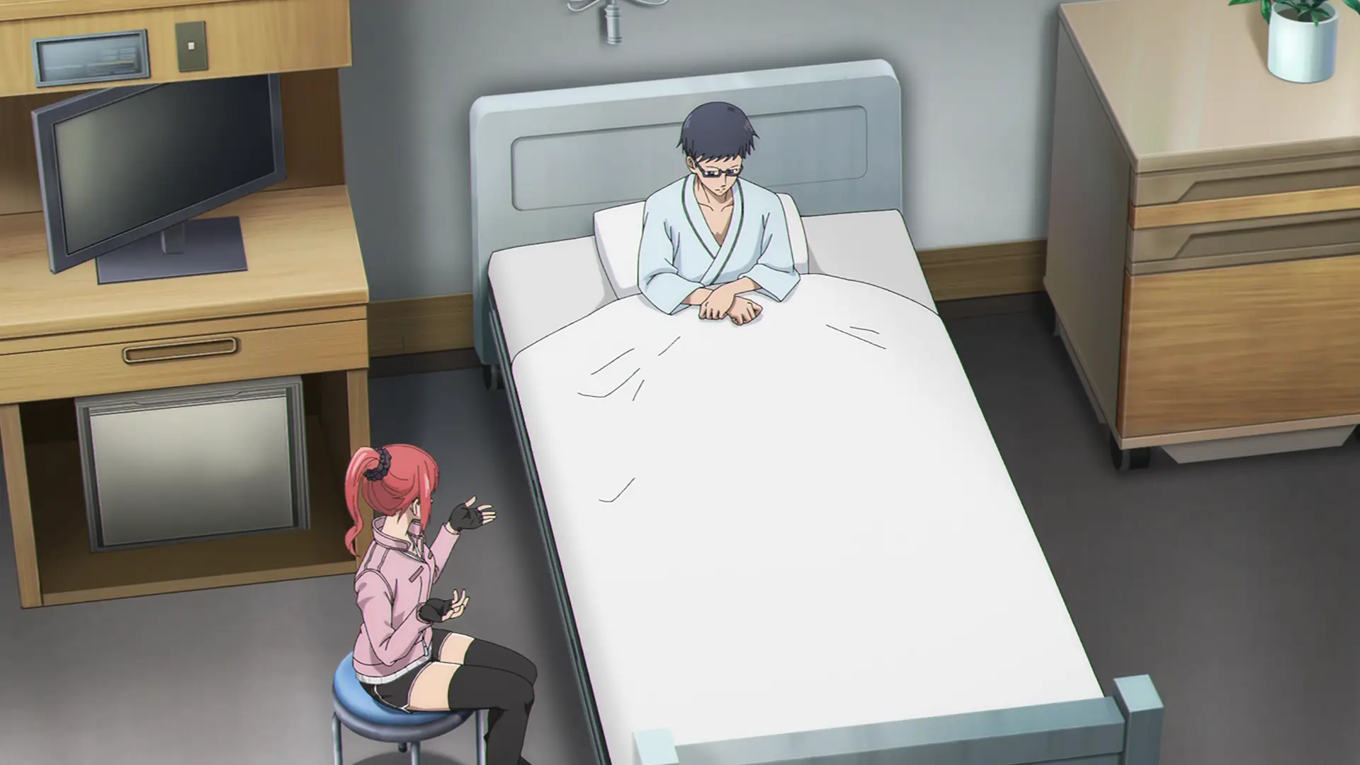 Reiji come on and recover, I know you're already well and are just trying to get Ichika to nurse you!