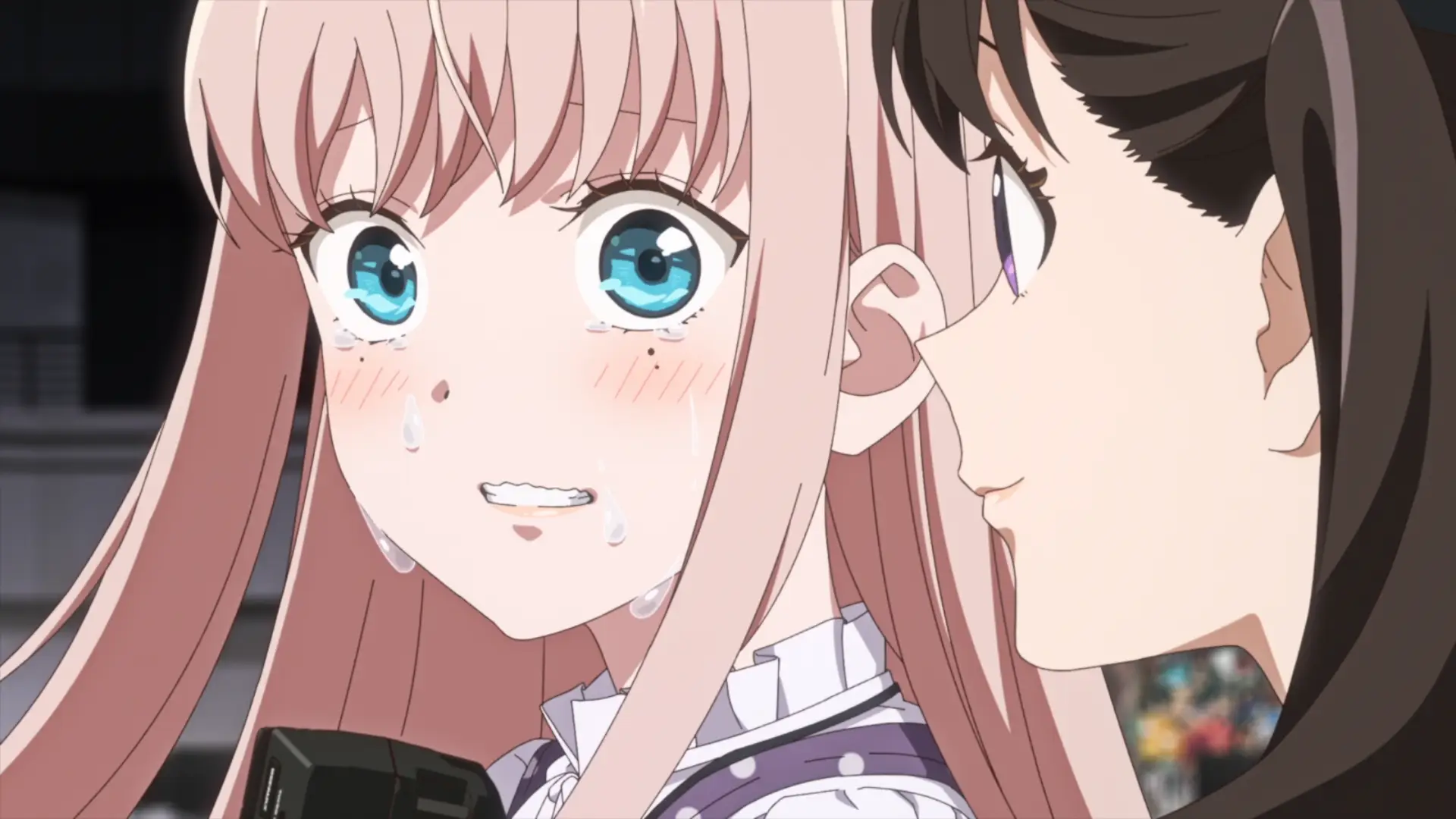 Imagine being so pumped about winning the competition and you lose the very first match. Being Mio is suffering...