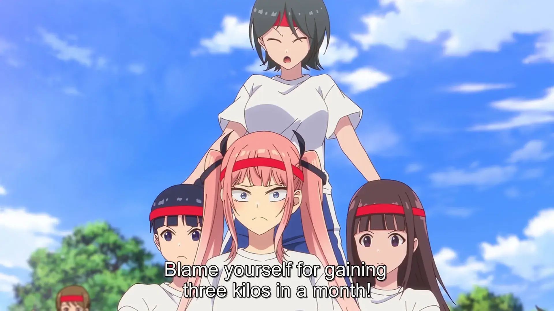 Three kilos gained in a month? That's a lot Nene!