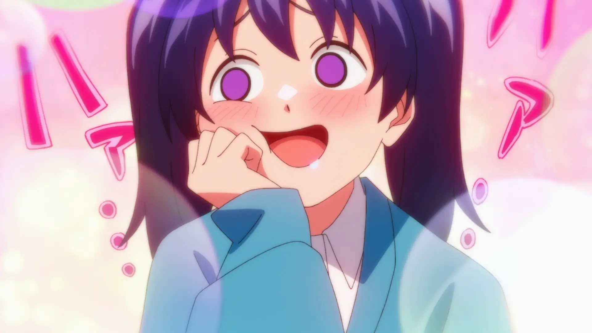 Motoko fell for the Izubuchi Yuu after being grabbed while she was falling. Choroi! It was the cutest shot from the episode.